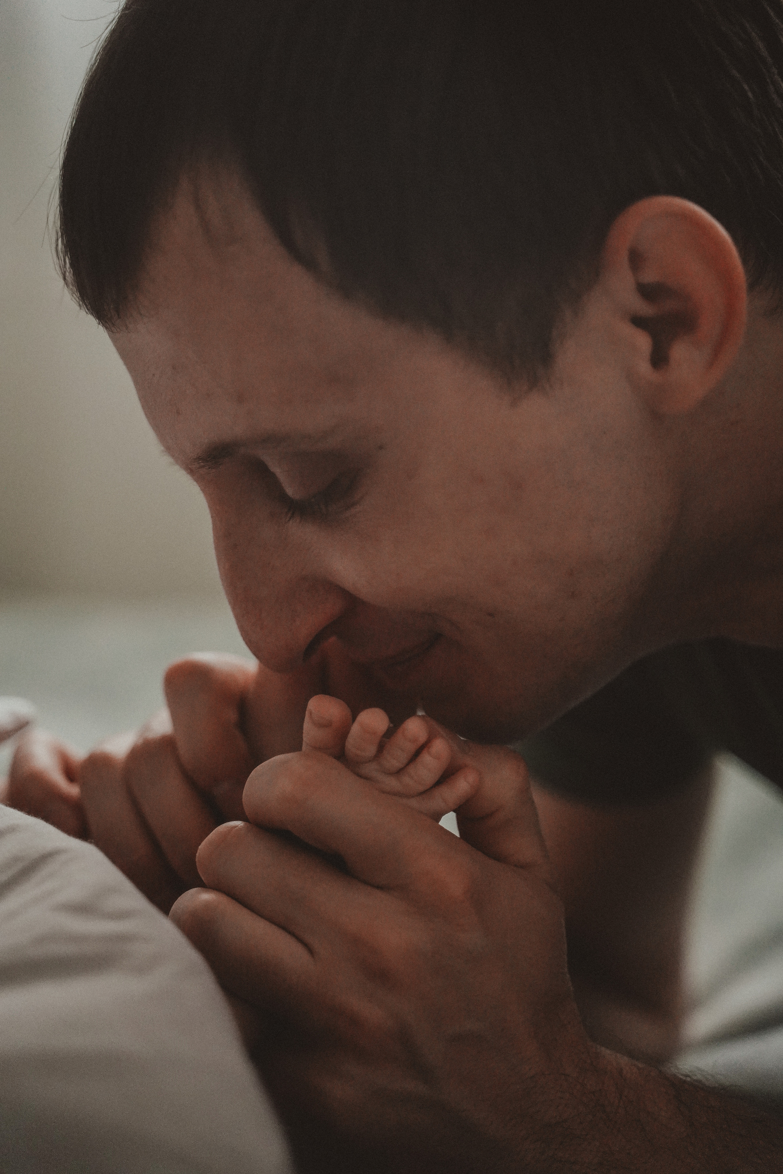 Домашняя фотосессия с новорожденным. Семейный и женский фотограф в Краснодаре Анастасия Приймак
