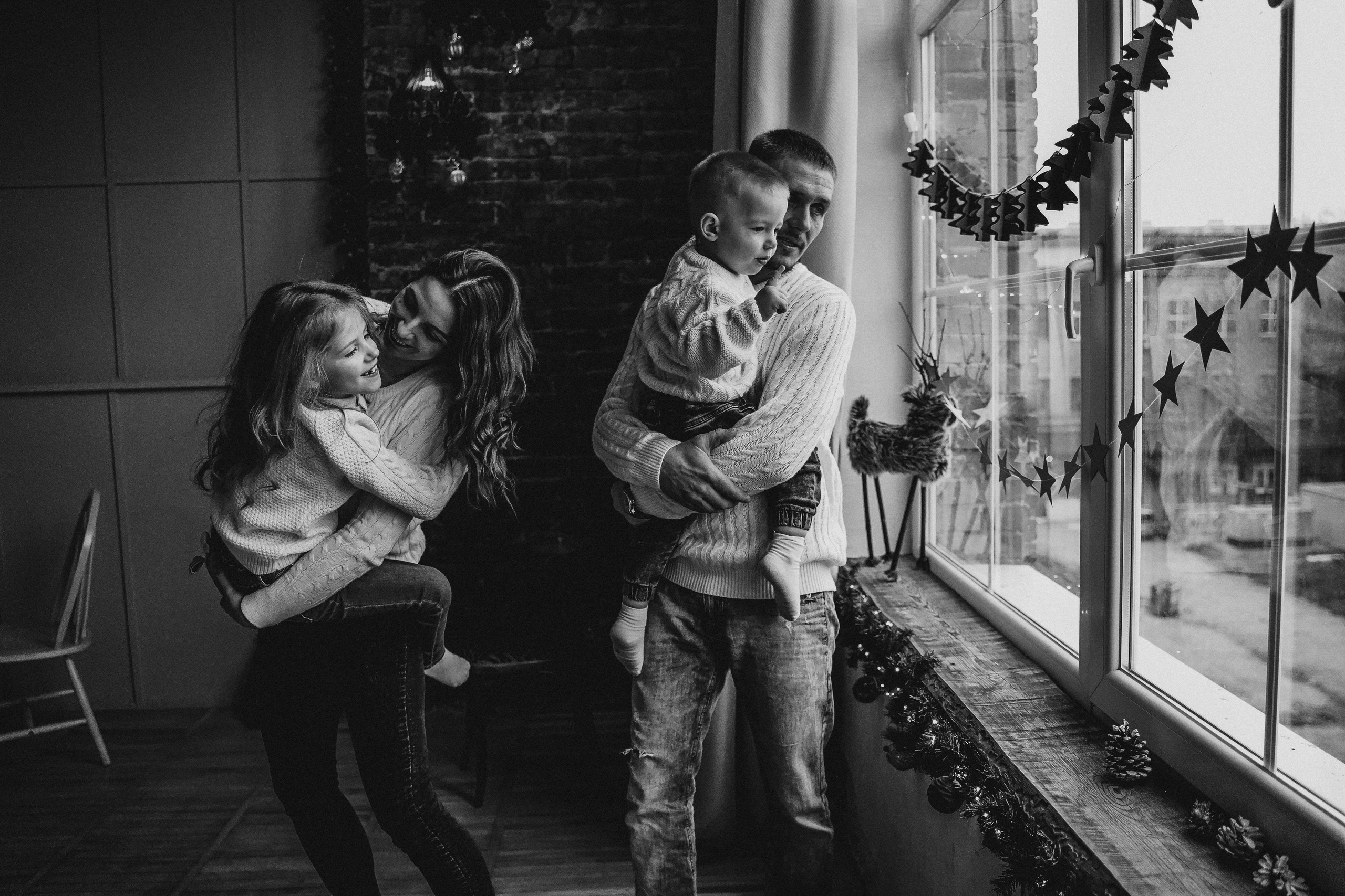 Семейная новогодняя фотосессия. Семейный и женский фотограф в Краснодаре Анастасия Приймак