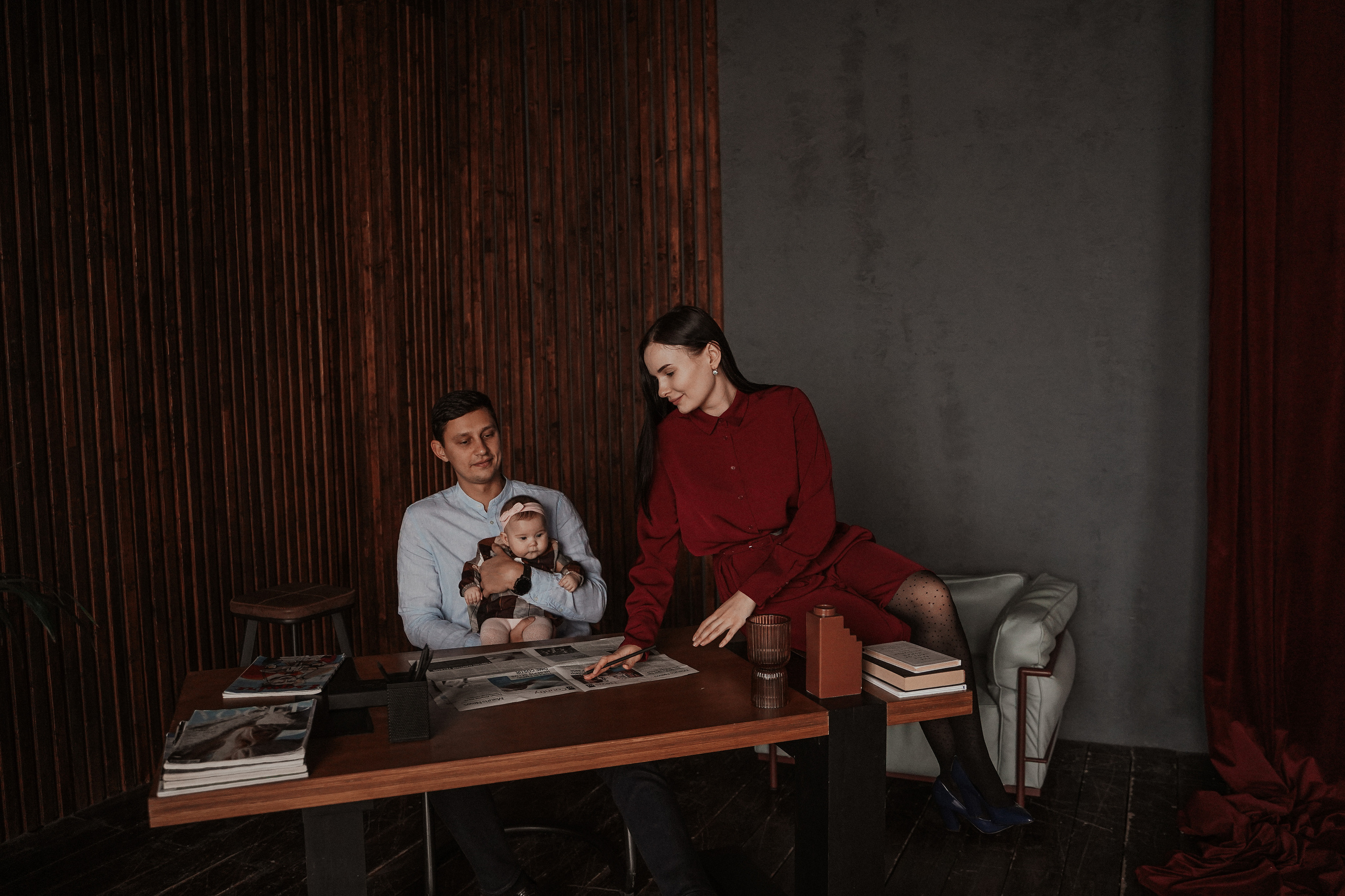 Студийная фотосессия с малышом. Семейный и женский фотограф в Краснодаре Анастасия Приймак