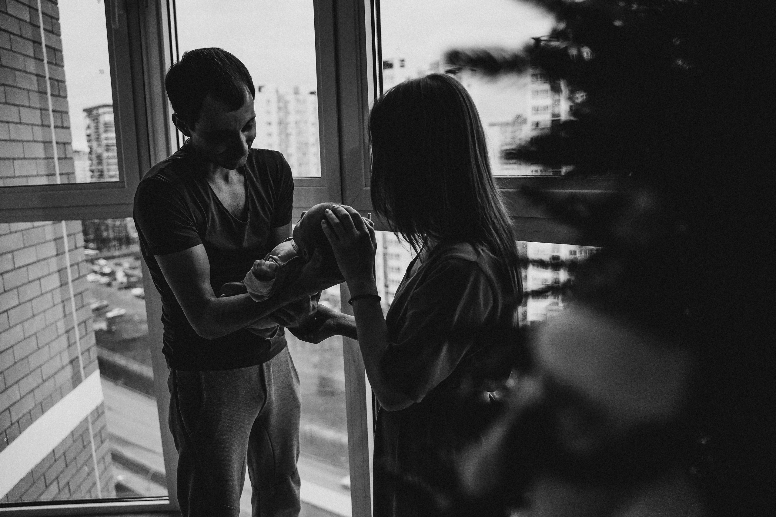 Домашняя фотосессия с новорожденным. Семейный и женский фотограф в Краснодаре Анастасия Приймак