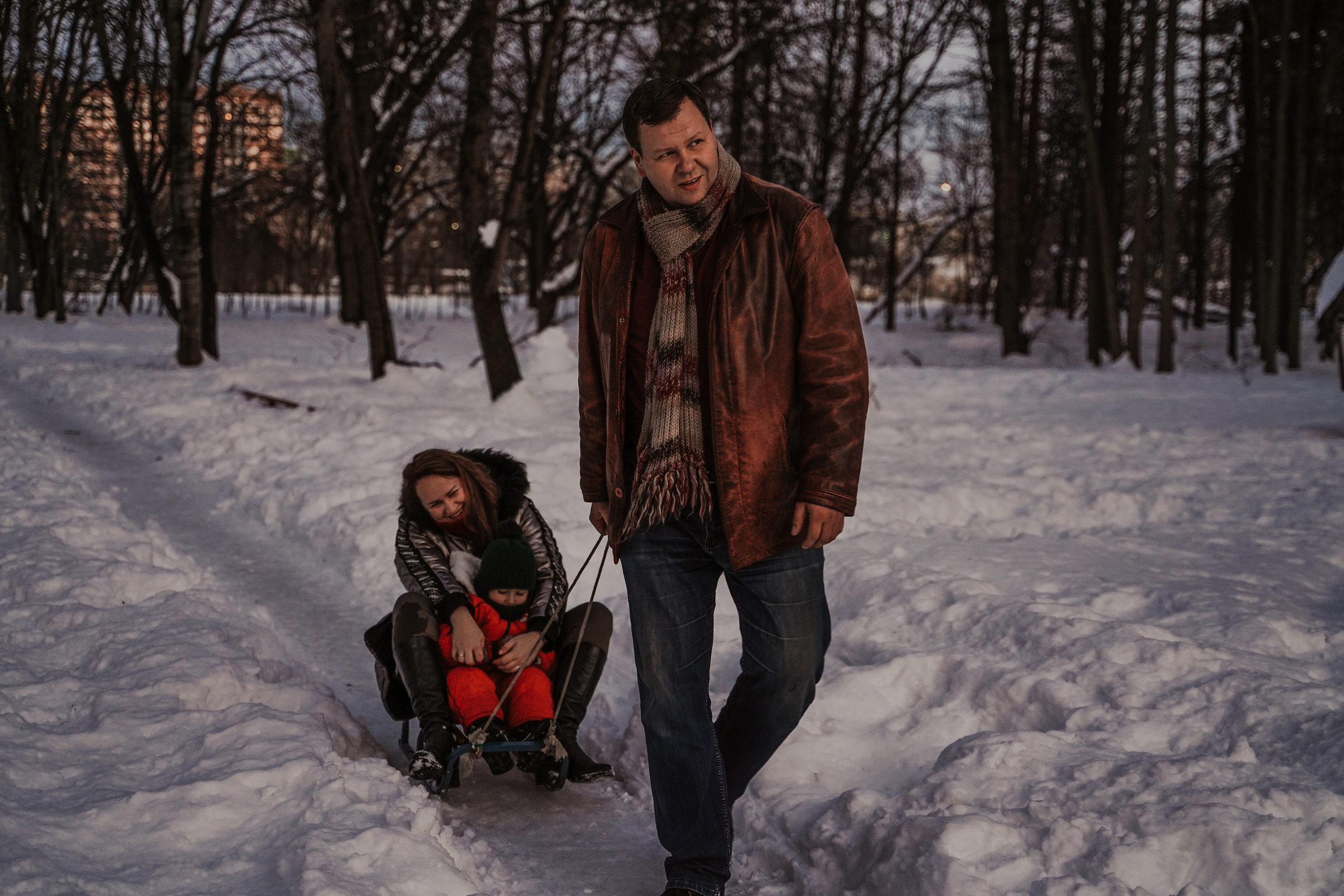 Зимняя история. Семейный и женский фотограф в Краснодаре Анастасия Приймак