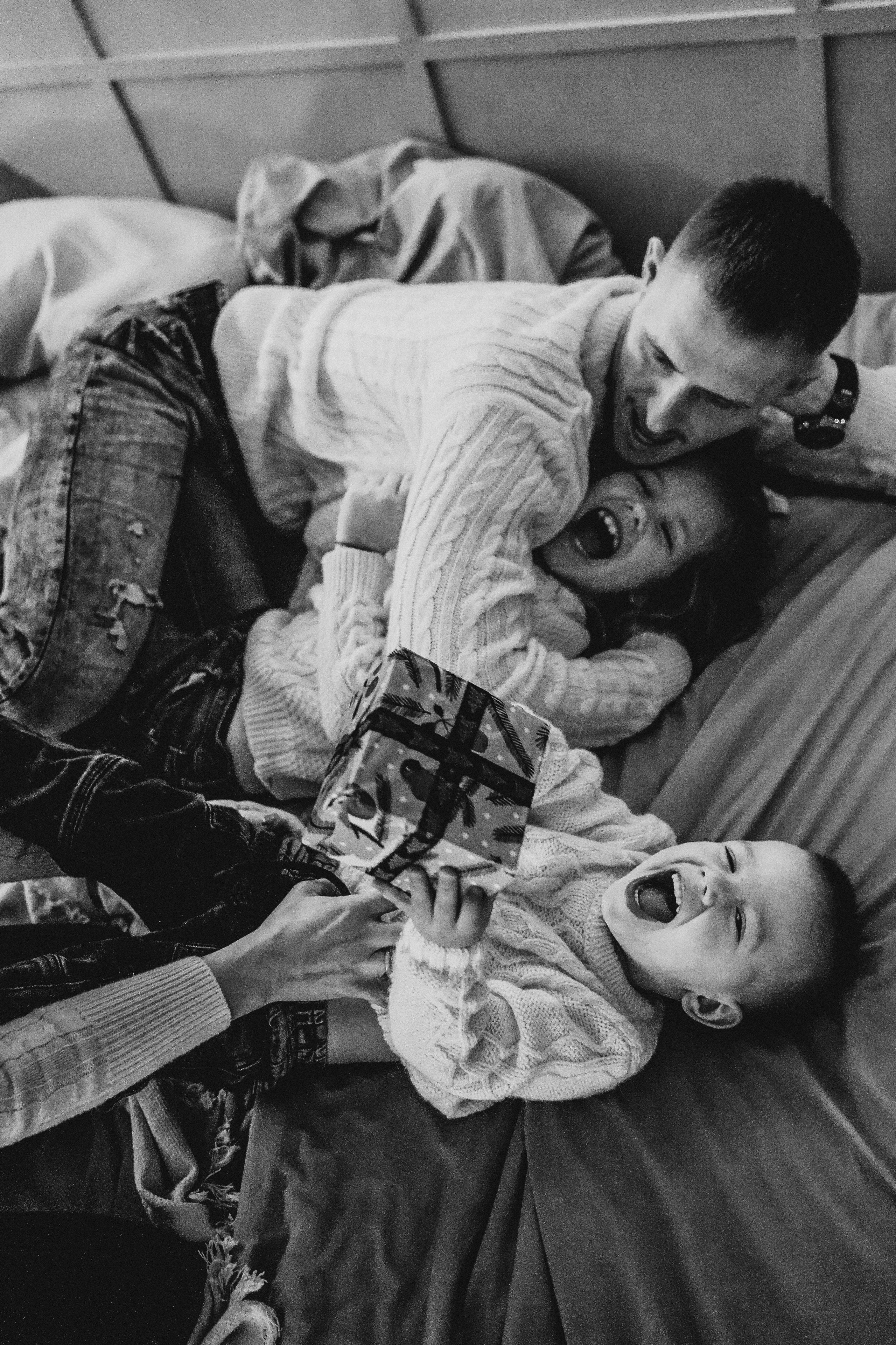 Семейная новогодняя фотосессия. Семейный и женский фотограф в Краснодаре Анастасия Приймак