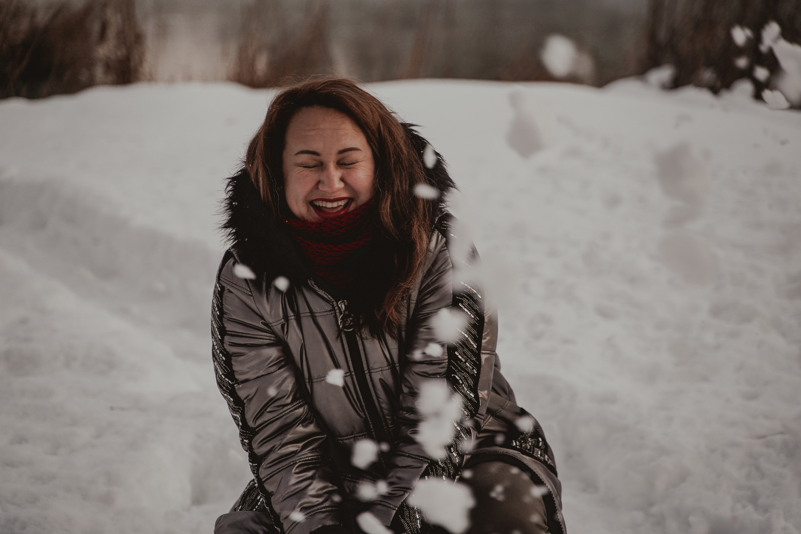 Зимняя история. Семейный и женский фотограф в Краснодаре Анастасия Приймак