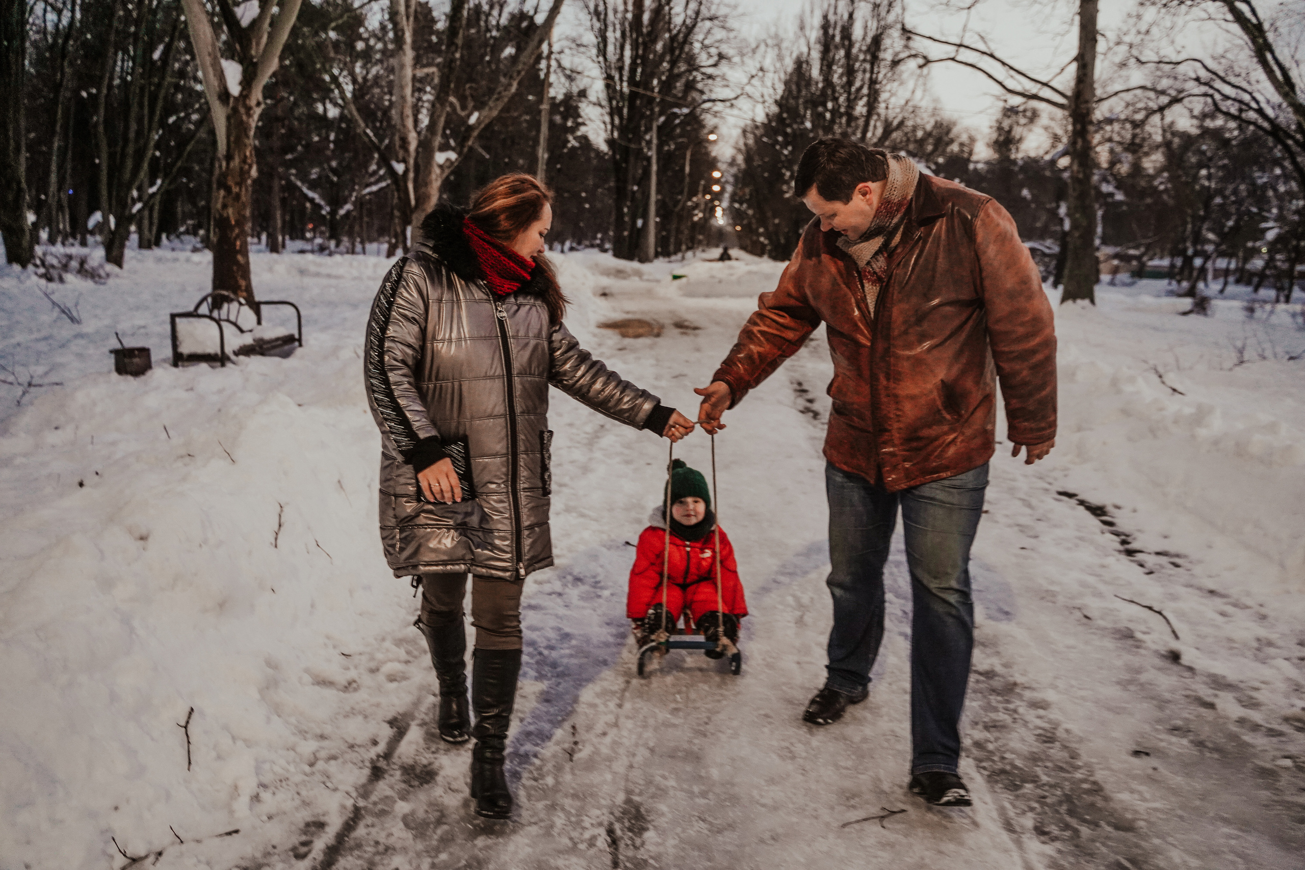 Зимняя история. Семейный и женский фотограф в Краснодаре Анастасия Приймак