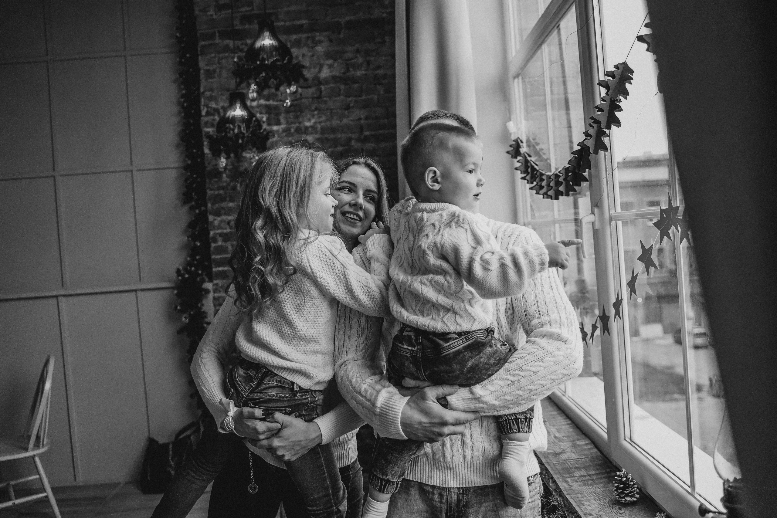 Семейная новогодняя фотосессия. Семейный и женский фотограф в Краснодаре Анастасия Приймак