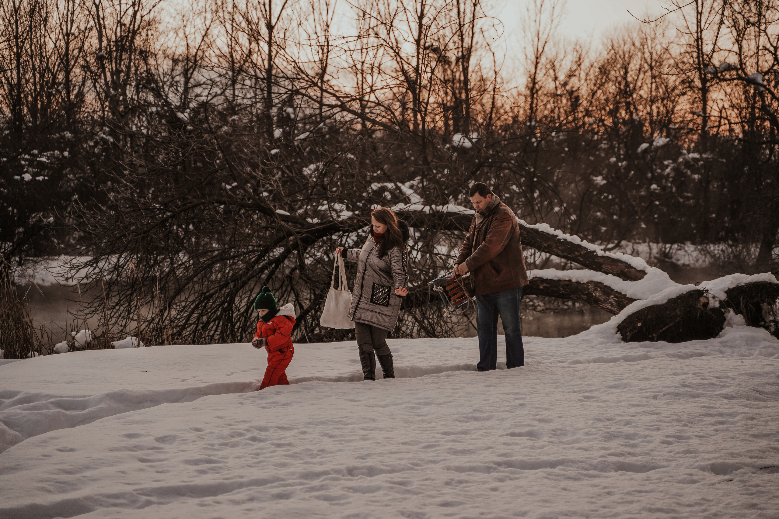 Зимняя история. Семейный и женский фотограф в Краснодаре Анастасия Приймак