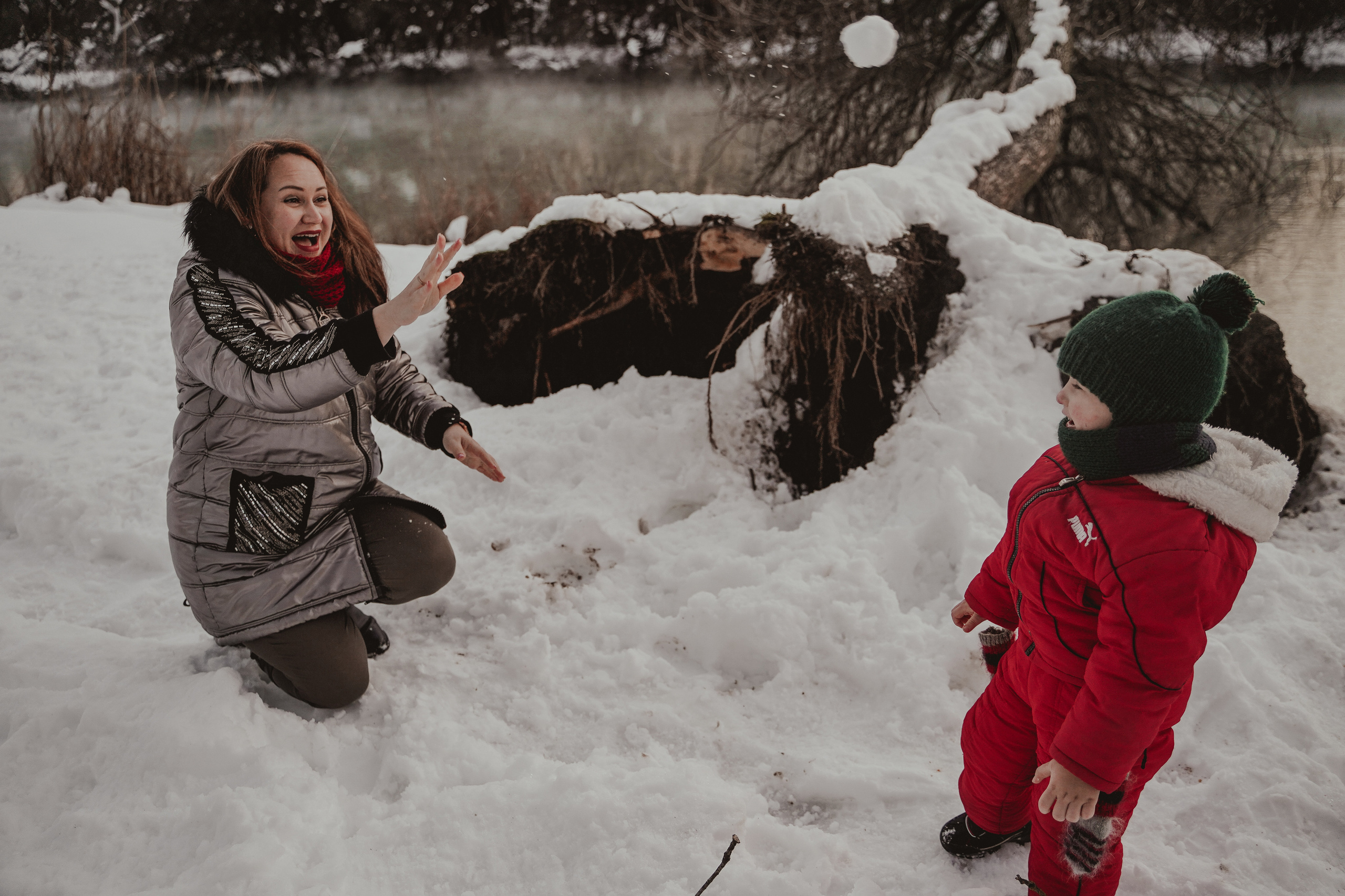 Зимняя история. Семейный и женский фотограф в Краснодаре Анастасия Приймак