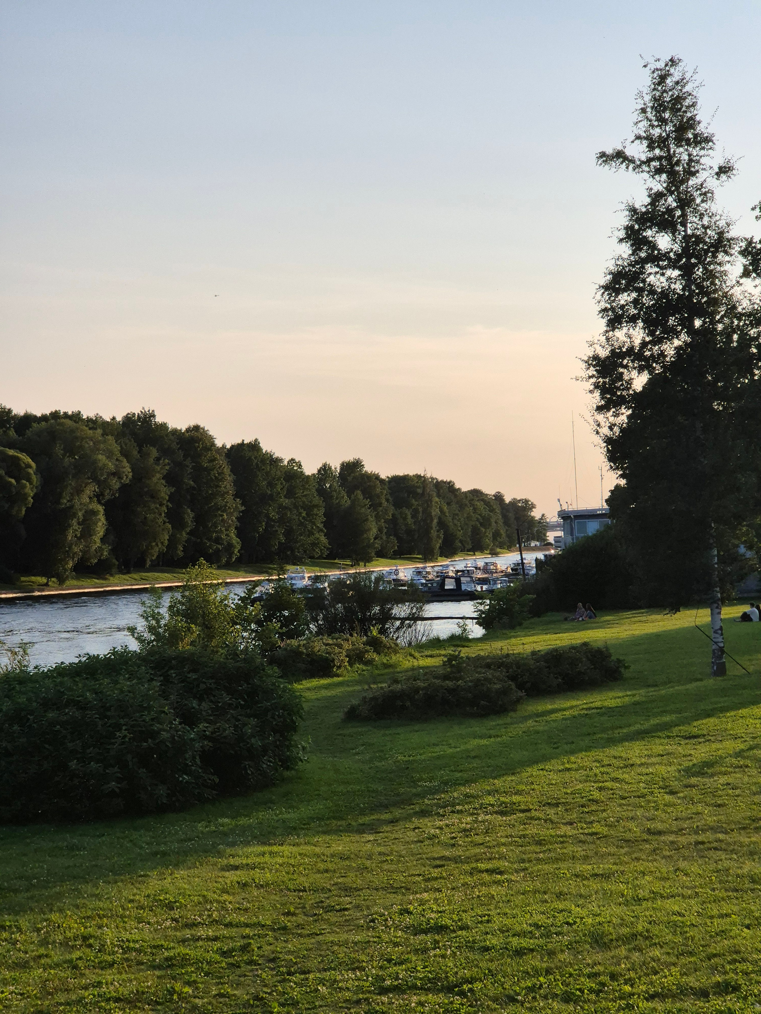 В итоге трассу смотрели с берега