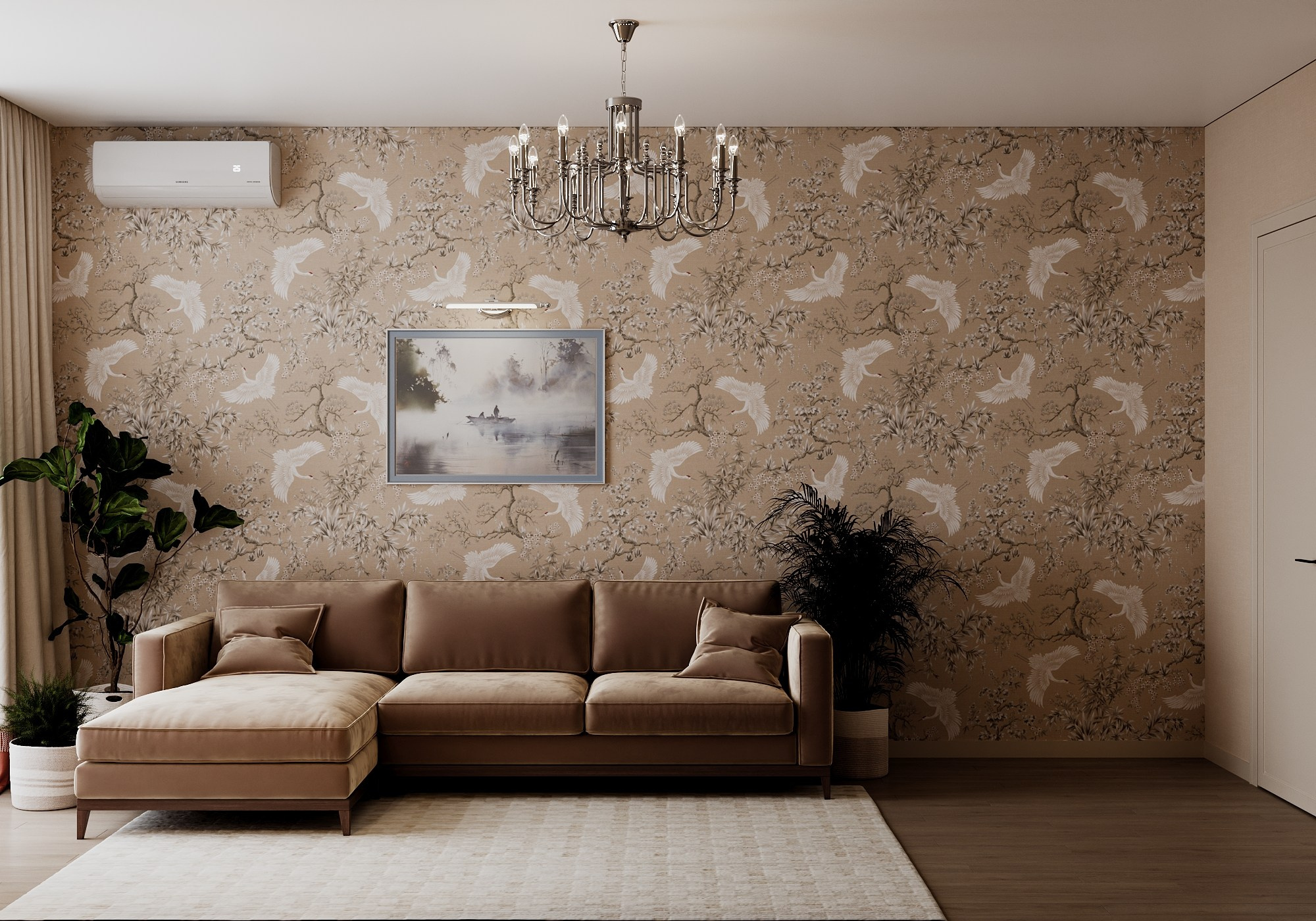 Спальная комната. Визуализатор Векшина Елена