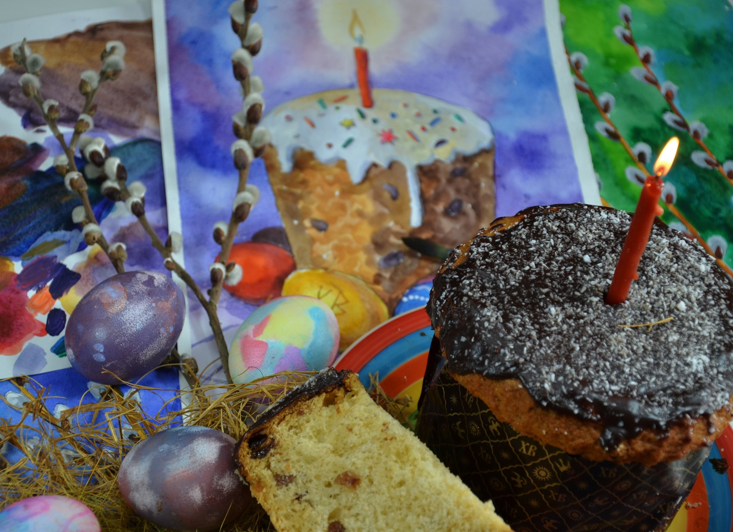 С праздником Пасхи!. Изостудия «Мы рисуем!» ♥ Южное Бутово, Москва