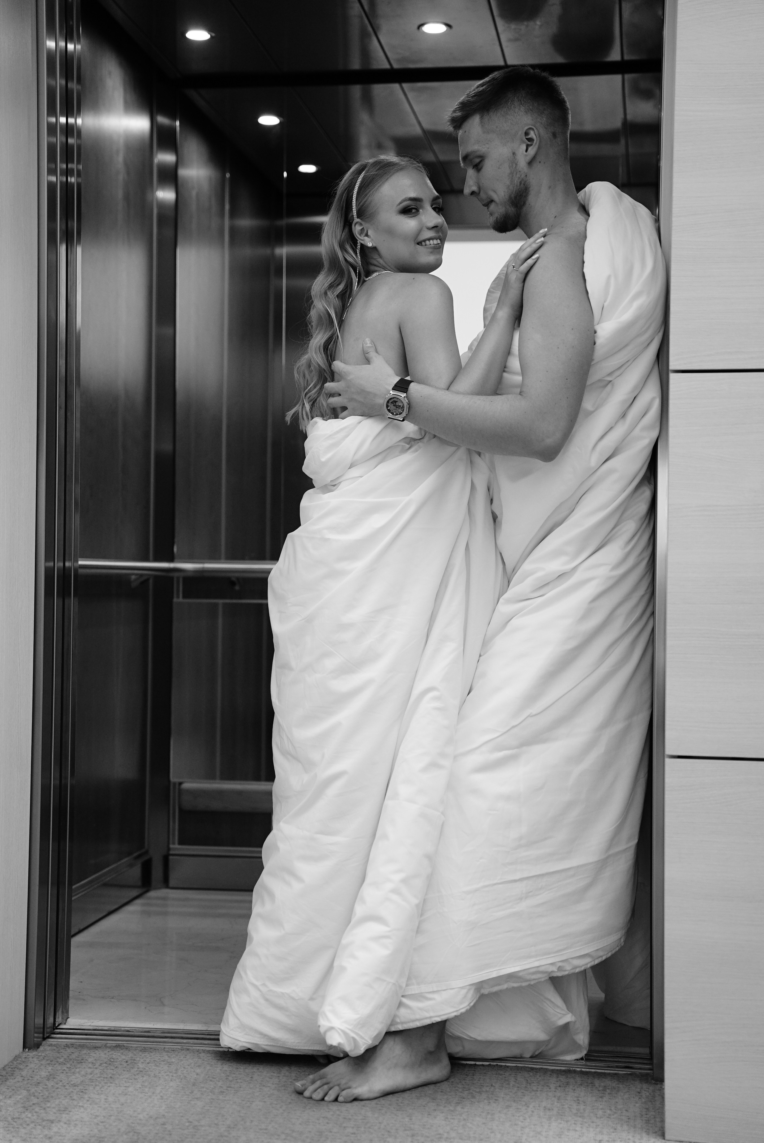 Никита и Галина чб. Свадебный фотограф в Самаре Анна Ковалева