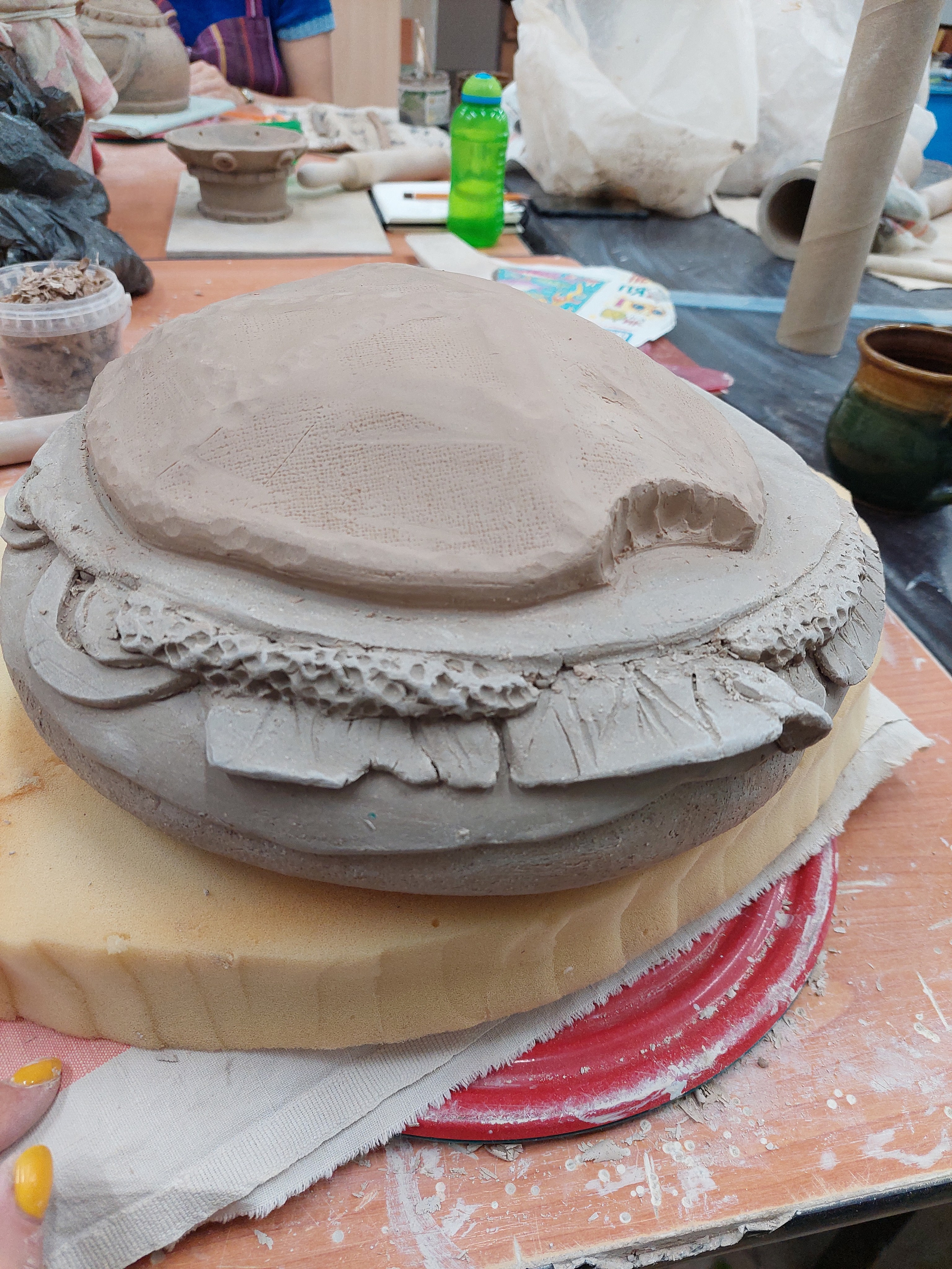 Что остается за кадром, или процесс работы керамиста. Керамика с историей. Елена Рогалёва