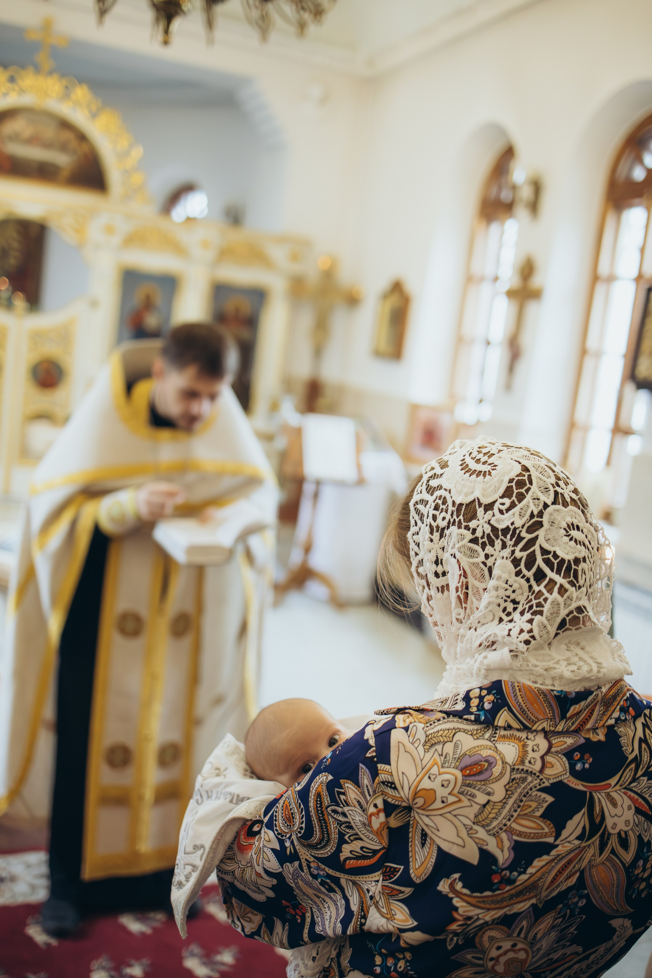 Крещение в православном храме. Семейный фотограф в Минске — Алина Тиханович