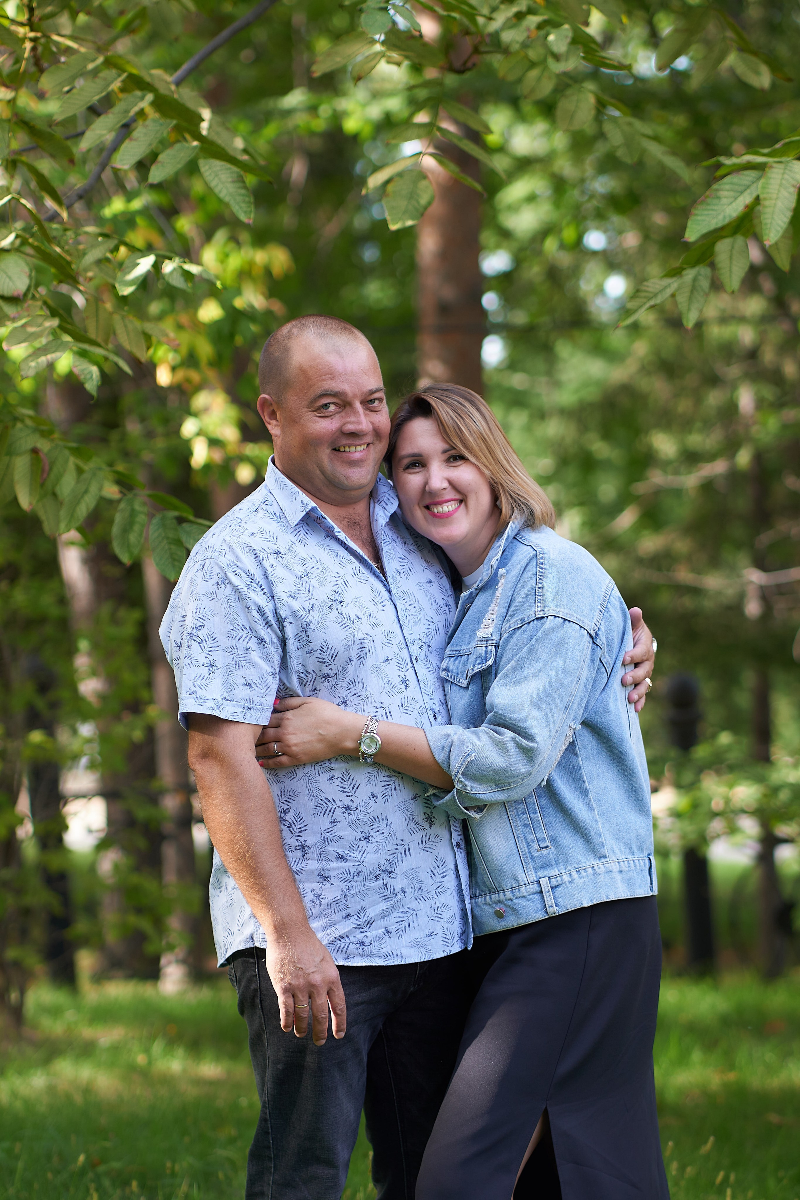 Прогулка с семьёй. Анна Катасонова