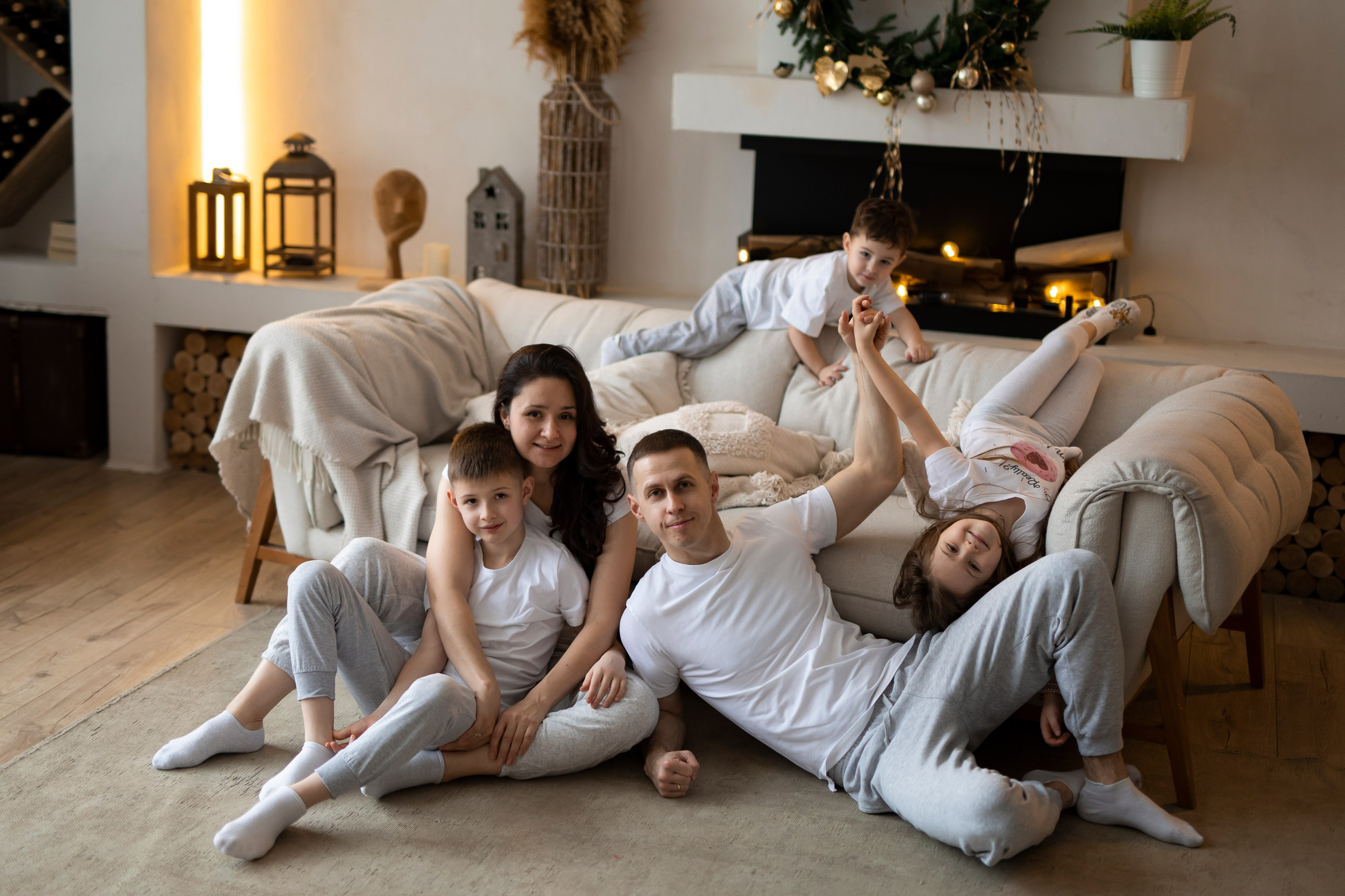 Семья «П». Фотограф в Москве Надуева Татьяна. Женский портрет, детский портрет, с