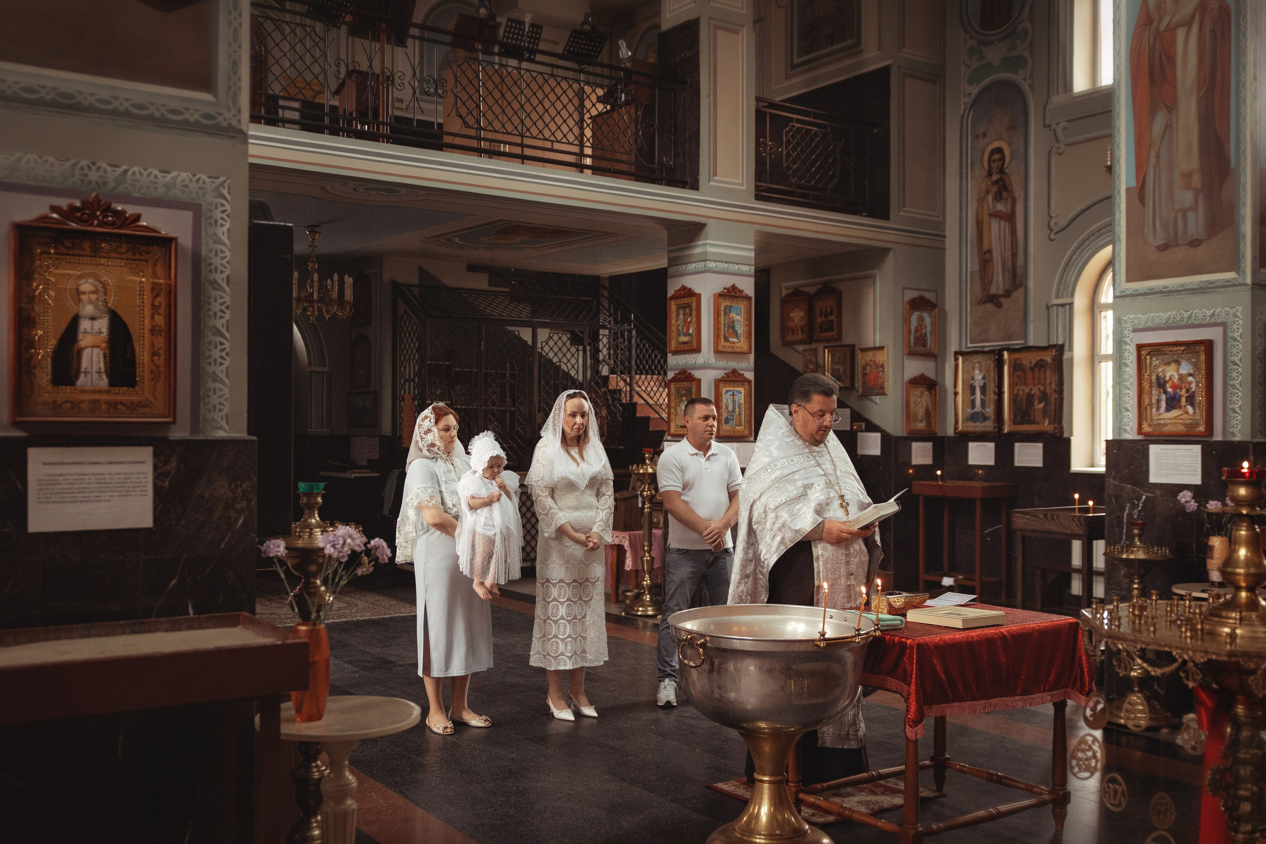 Таинство Крещения Полины. Храм А.Первозванного ст. Новотитаровская. Фотограф на Крещение и Венчание Краснодарский край — Гранкина Юлия