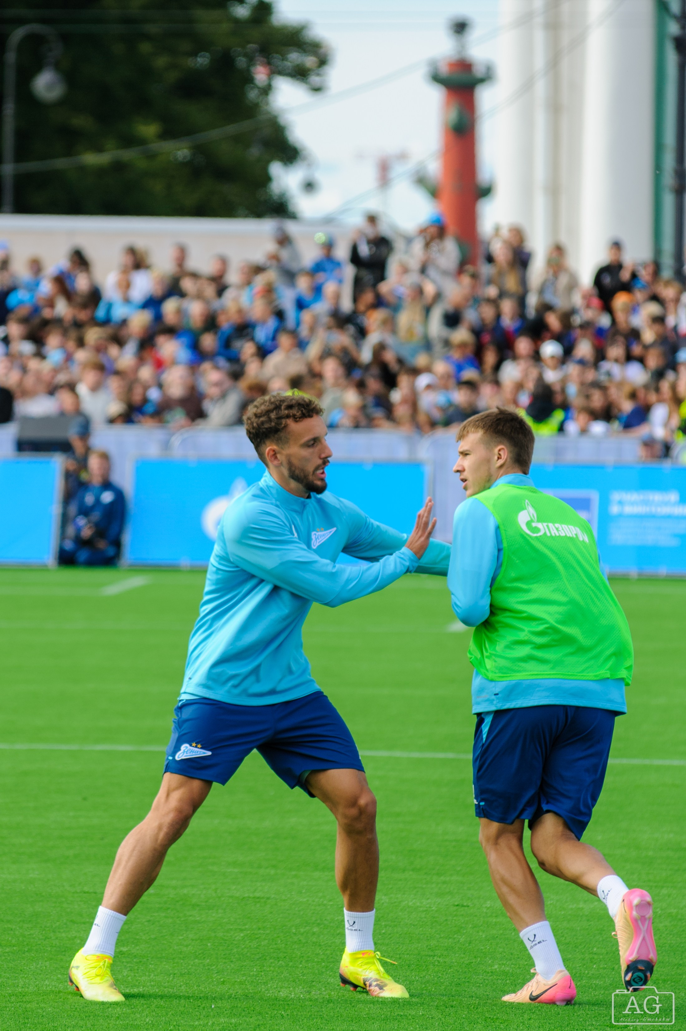 Открытая тренировка ФК «Зенит». Алексей Горчаков. Фотограф на ваш праздник
