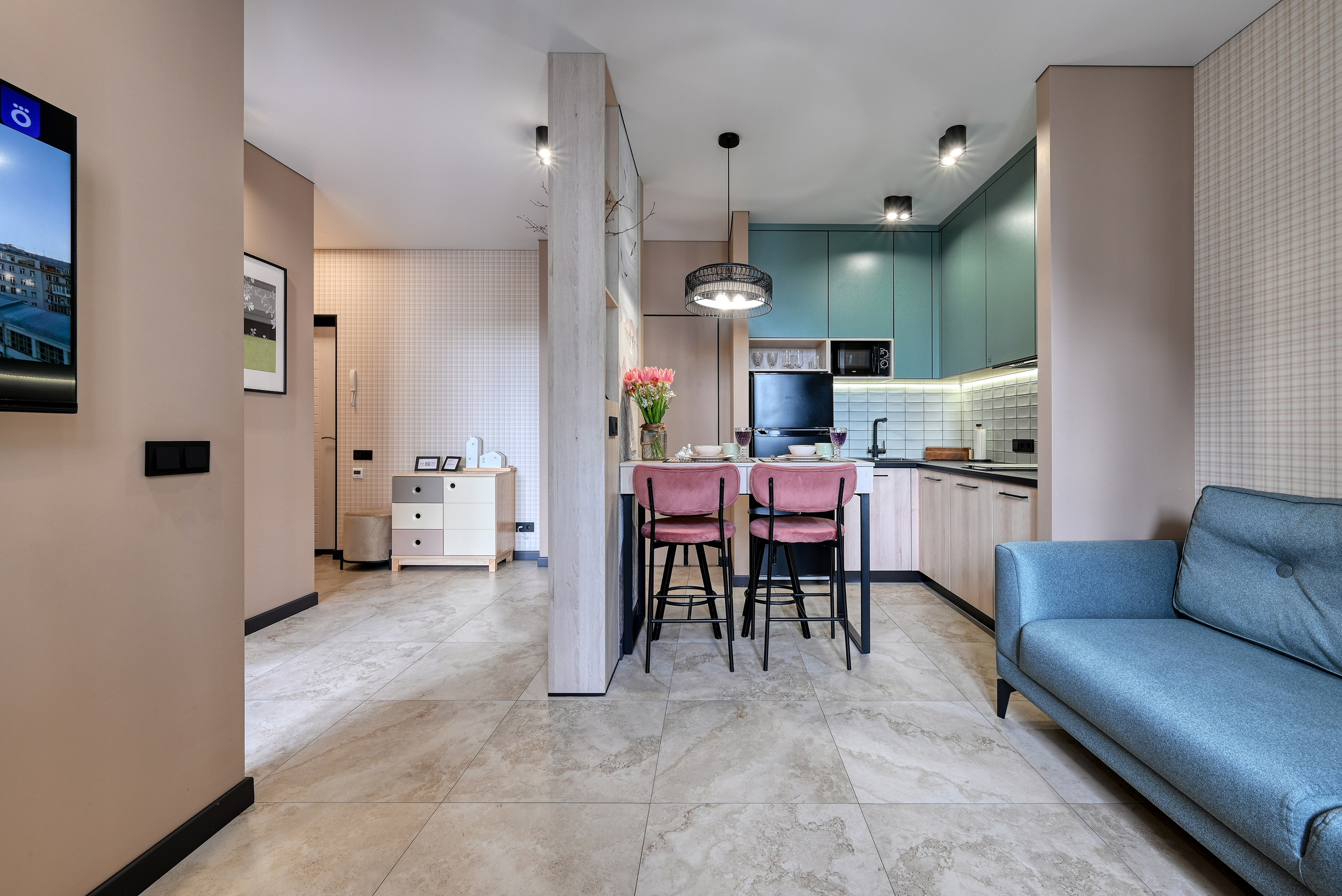 Интерьерная фотосъемка квартиры в ЖК Фрукты. Интерьерный фотограф в Сочи | Роман Сусленко