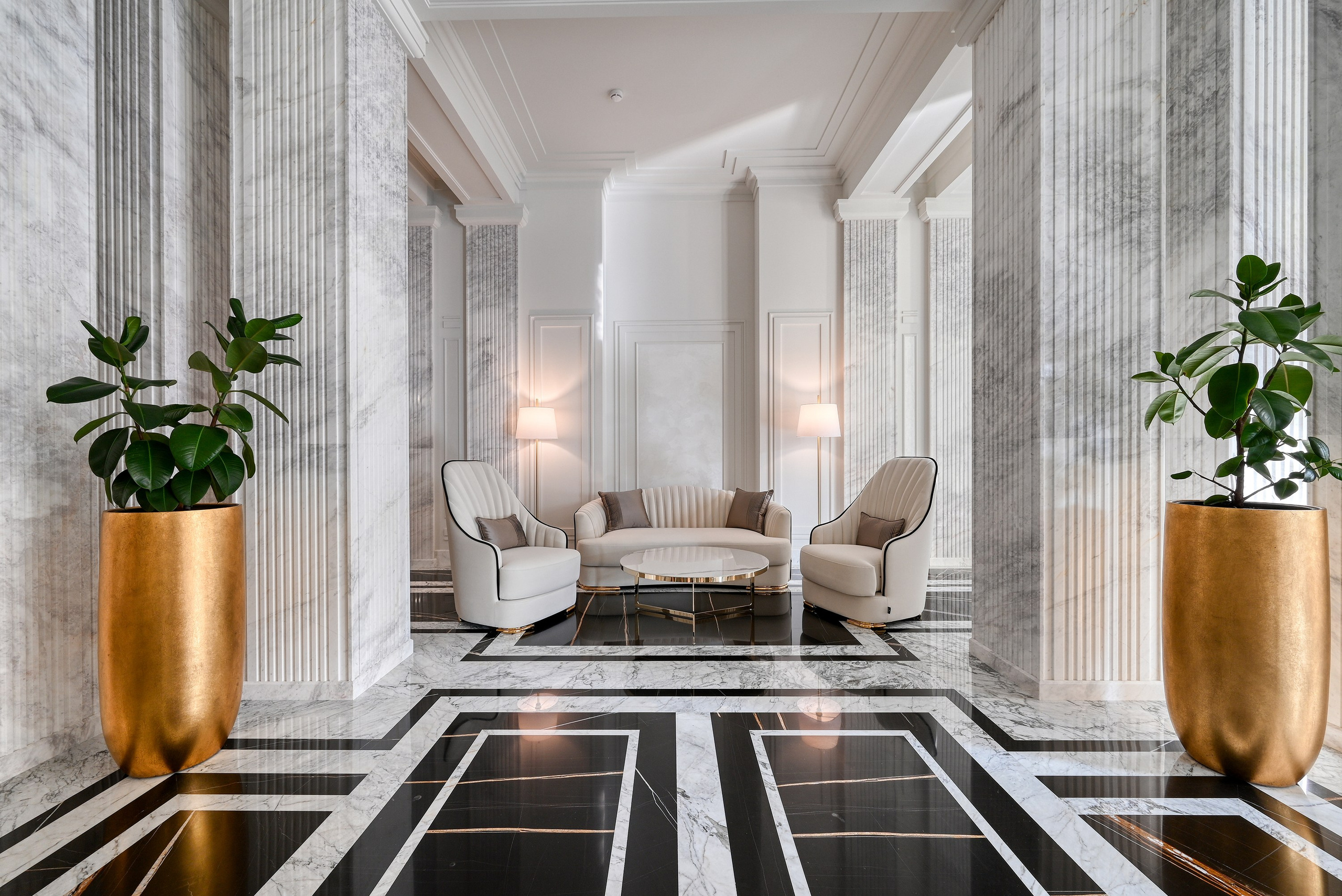 Апарт-комплекс Grand Royal в Сочи. Интерьерная съемка. Интерьерный фотограф в Сочи | Роман Сусленко