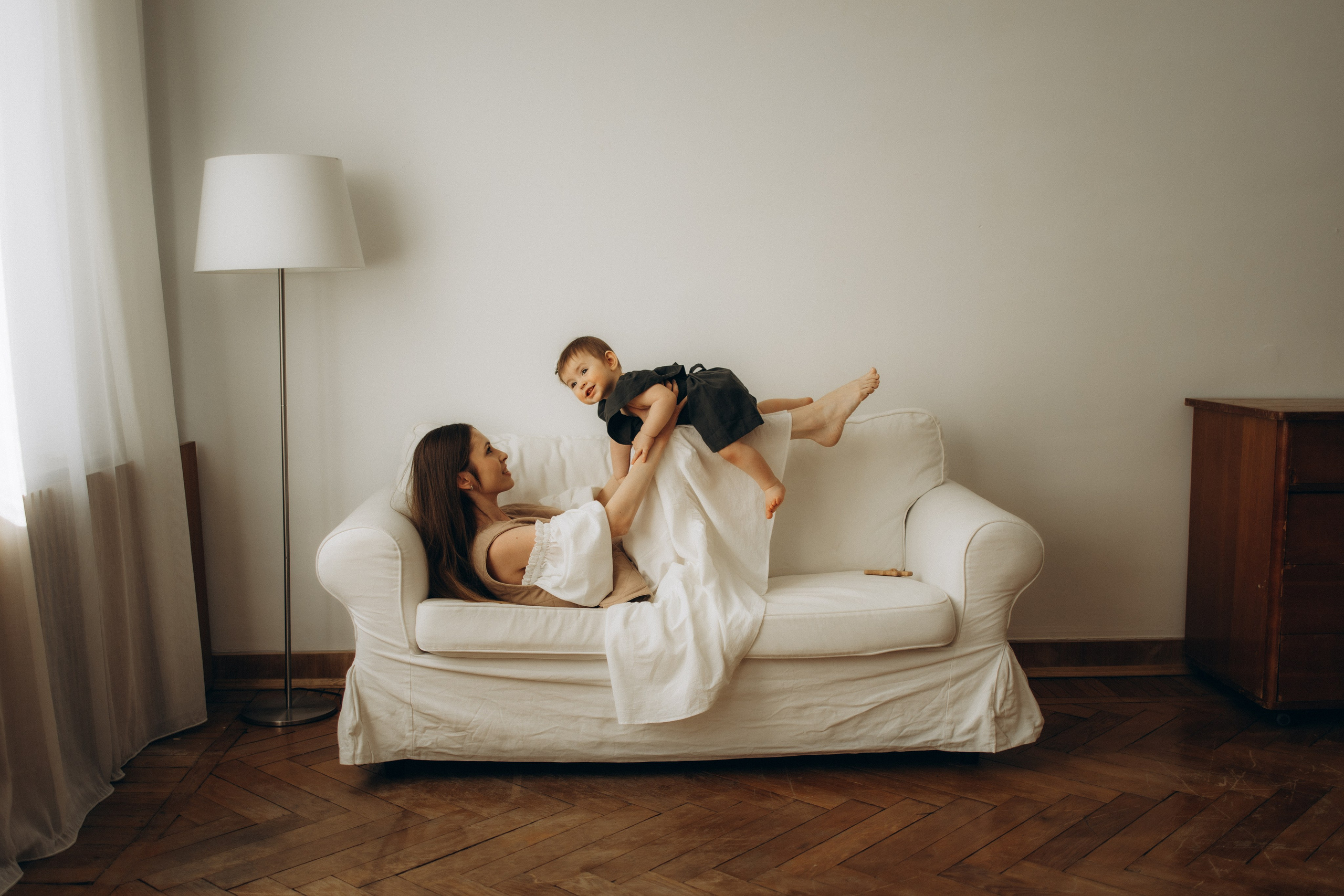 Семейная съемка в студии. Семейный и детский фотограф в Москве Антонина Смирнова