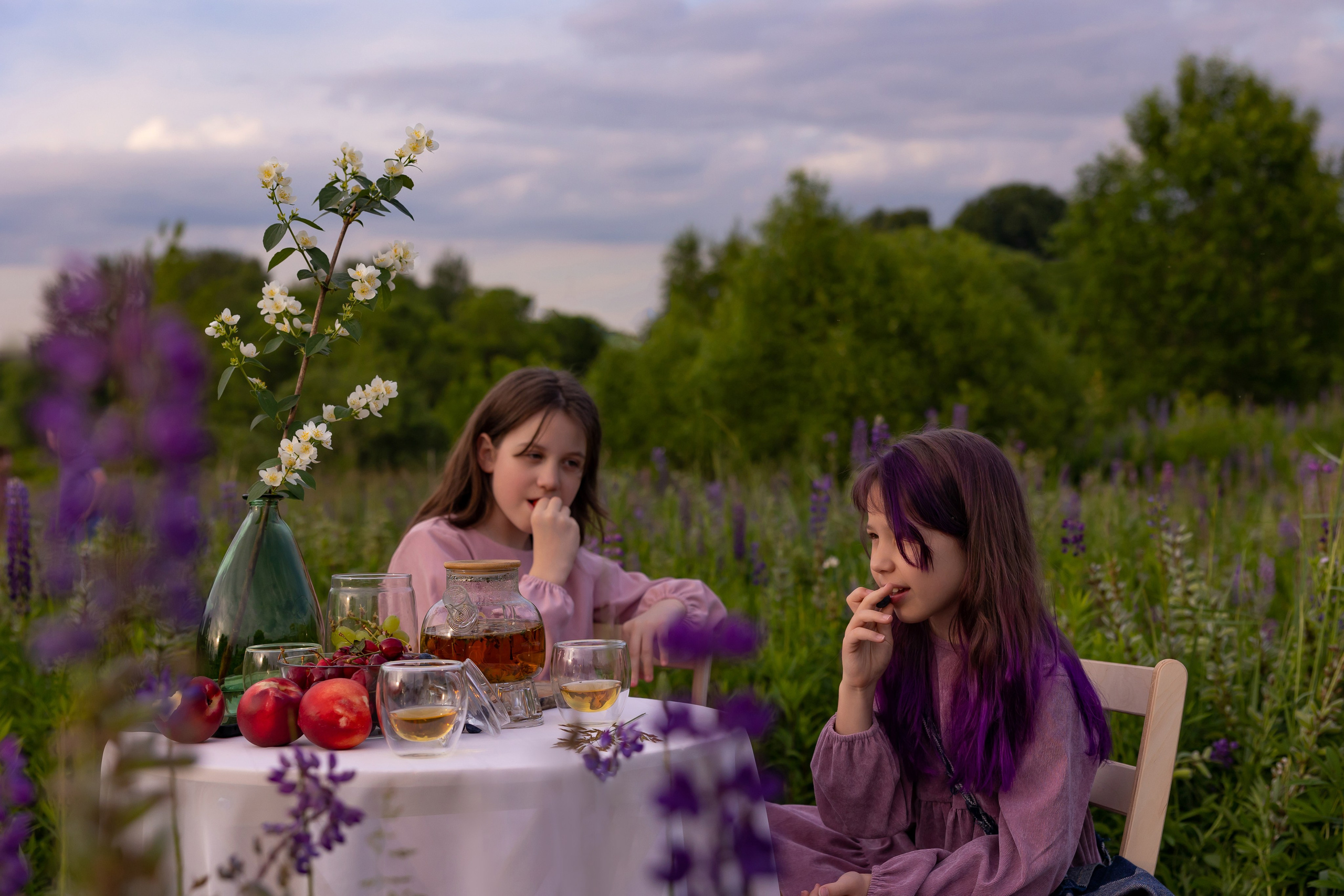 Пикник в люпиновом поле. Сказочный фотограф для Вас и Вашей семьи