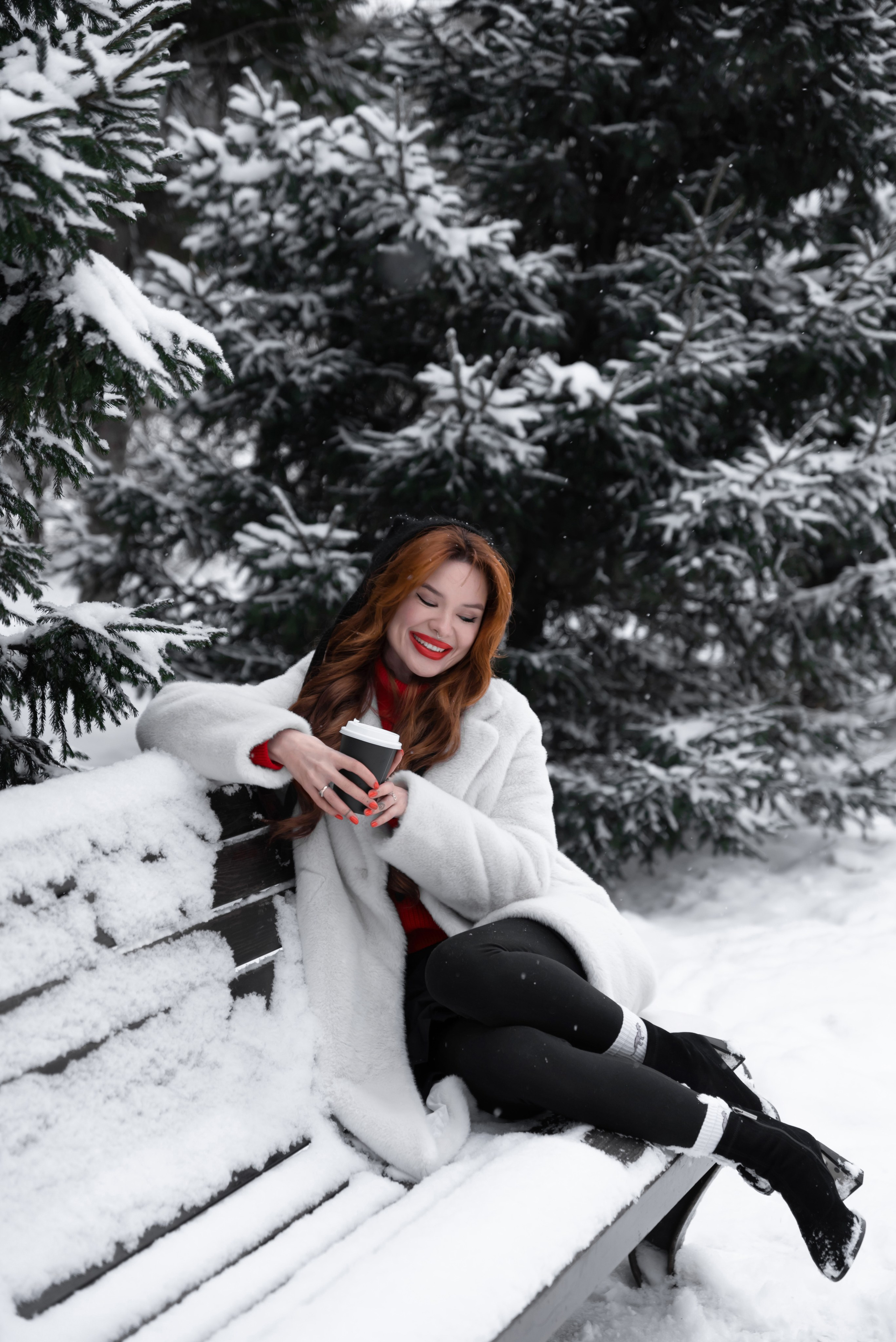 прогулочная фотосессия в томске на аллее