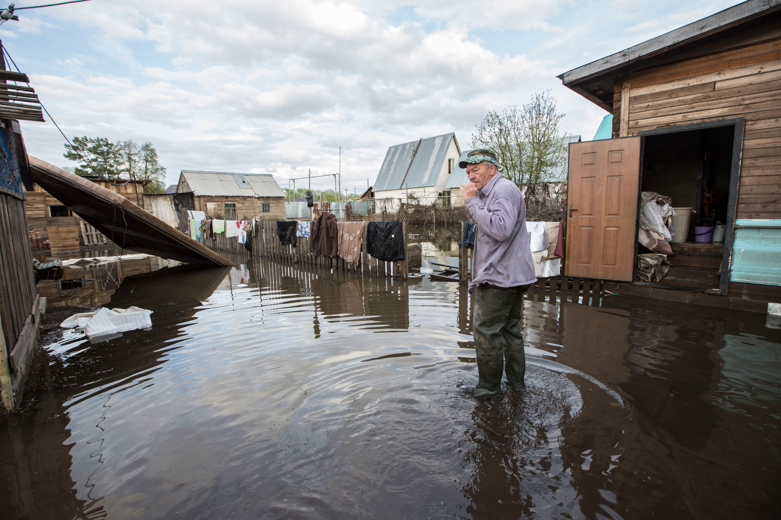 Наводнение в Оренбургской области. Фотограф Анна Барне