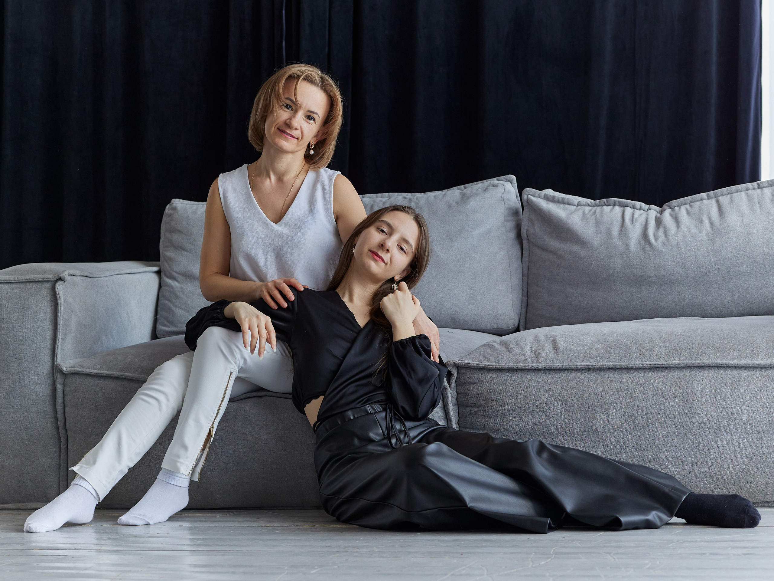 Настя и мама Елена