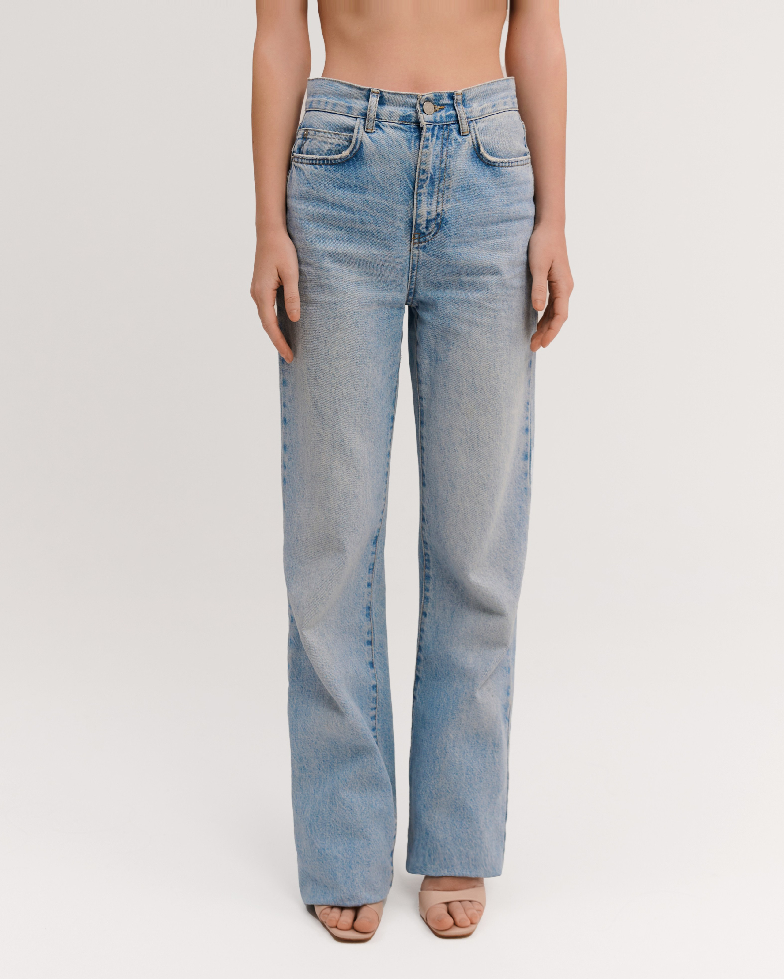 Джинсы с высокой посадкой 500 руб/час Размер S | Залоговая стоимость - 3000 руб 