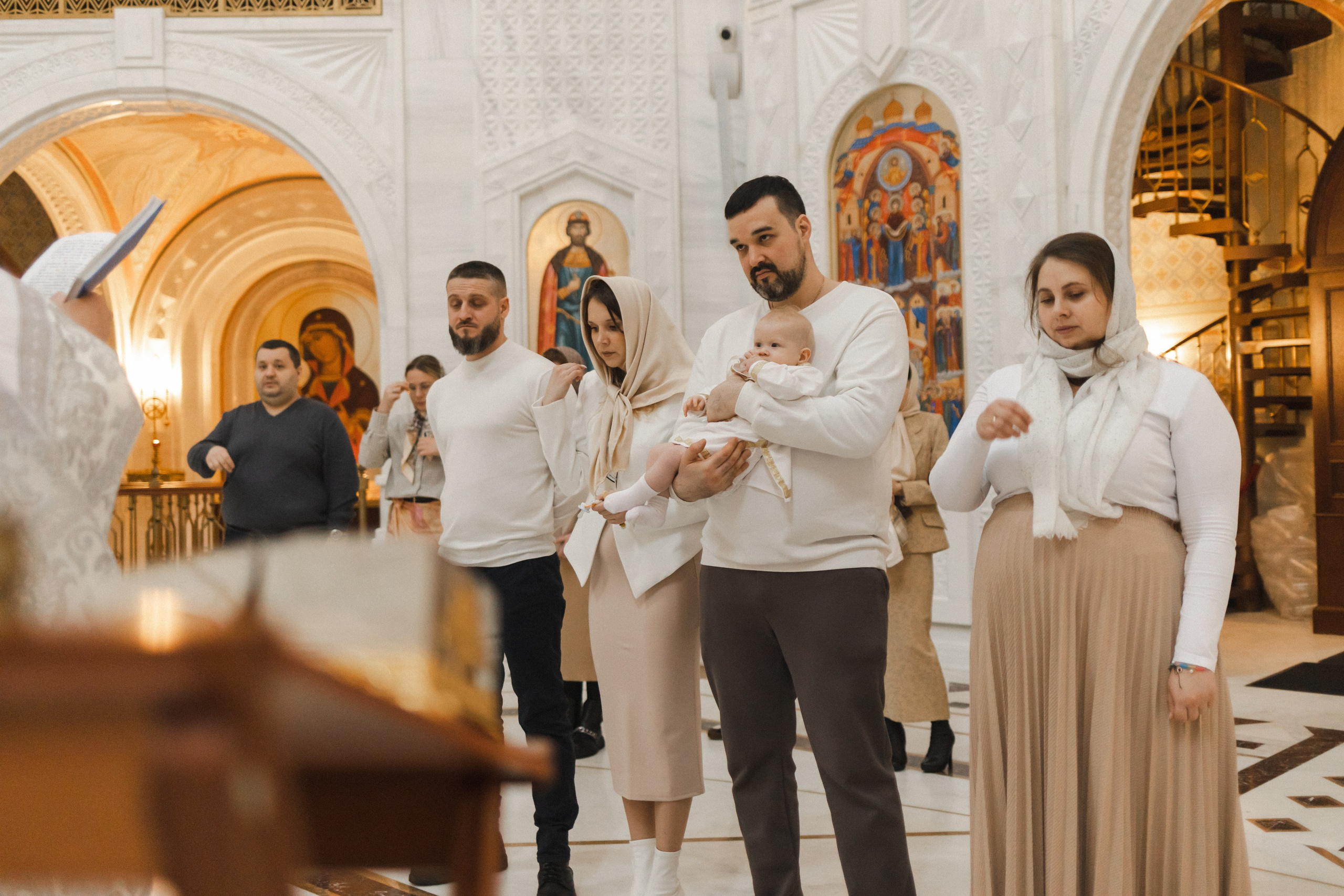Крещение Льва. Семейный фотограф в Москве