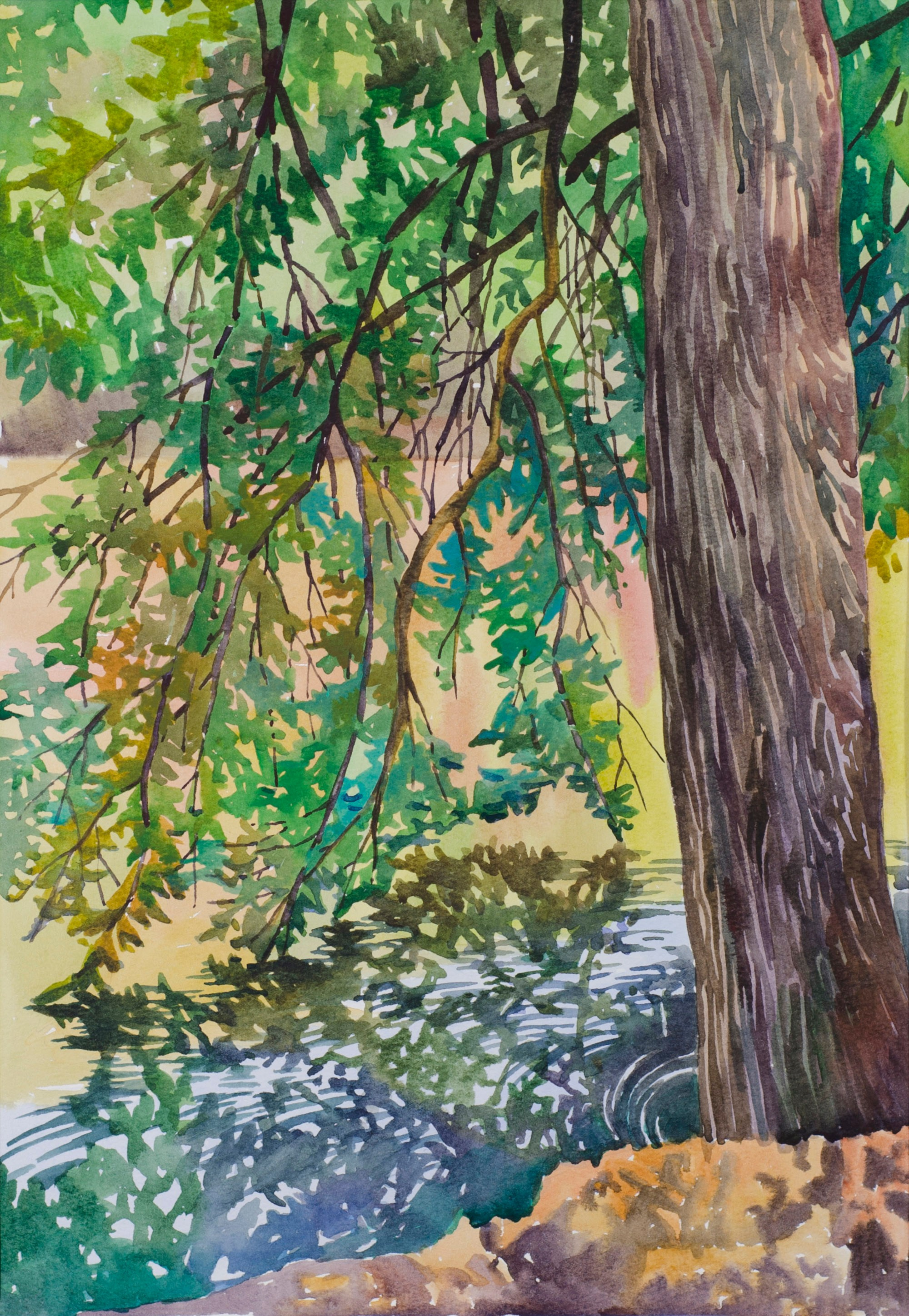 Акварельная живопись. Тихонова Анна —художник-график, художник-монументалист, живописец, педагог