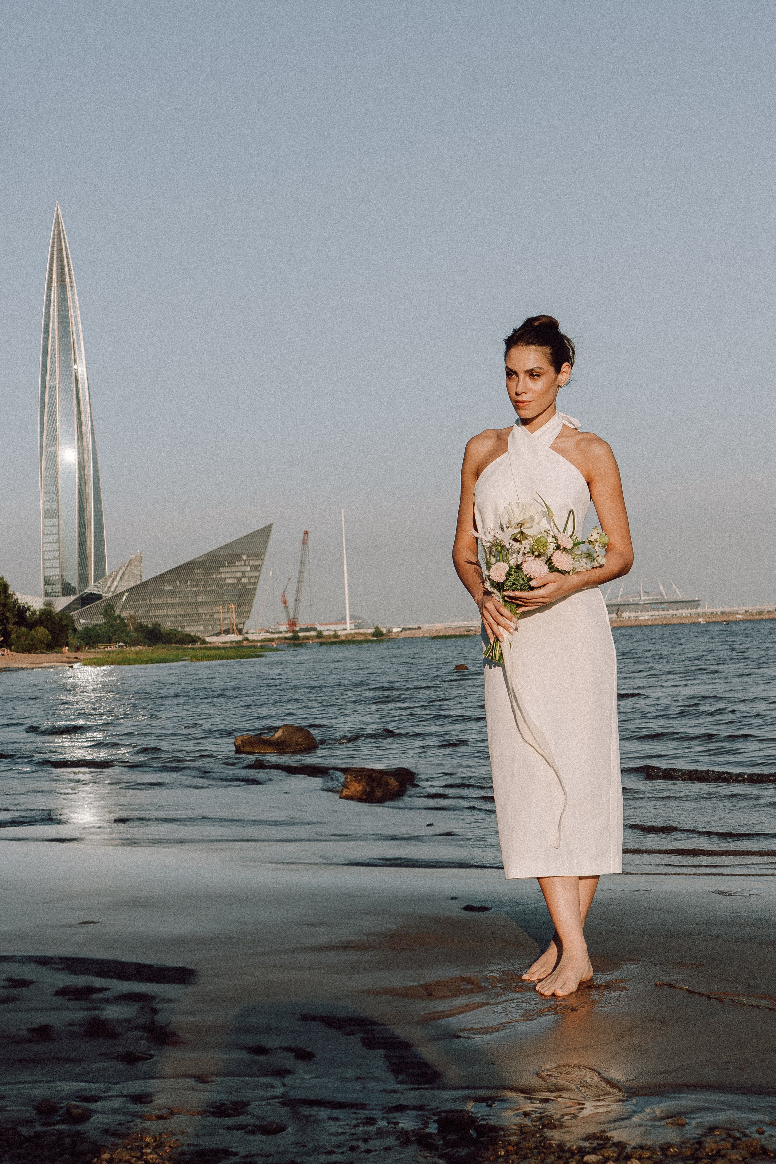 СВАДЕБНАЯ ФОТОСЕССИЯ ВЫЕЗДНОЙ ЦЕРЕМОНИИ (ФИНСКИЙ ЗАЛИВ). Профессиональный фотограф, Санкт-Петербург — Виктория Богомолова