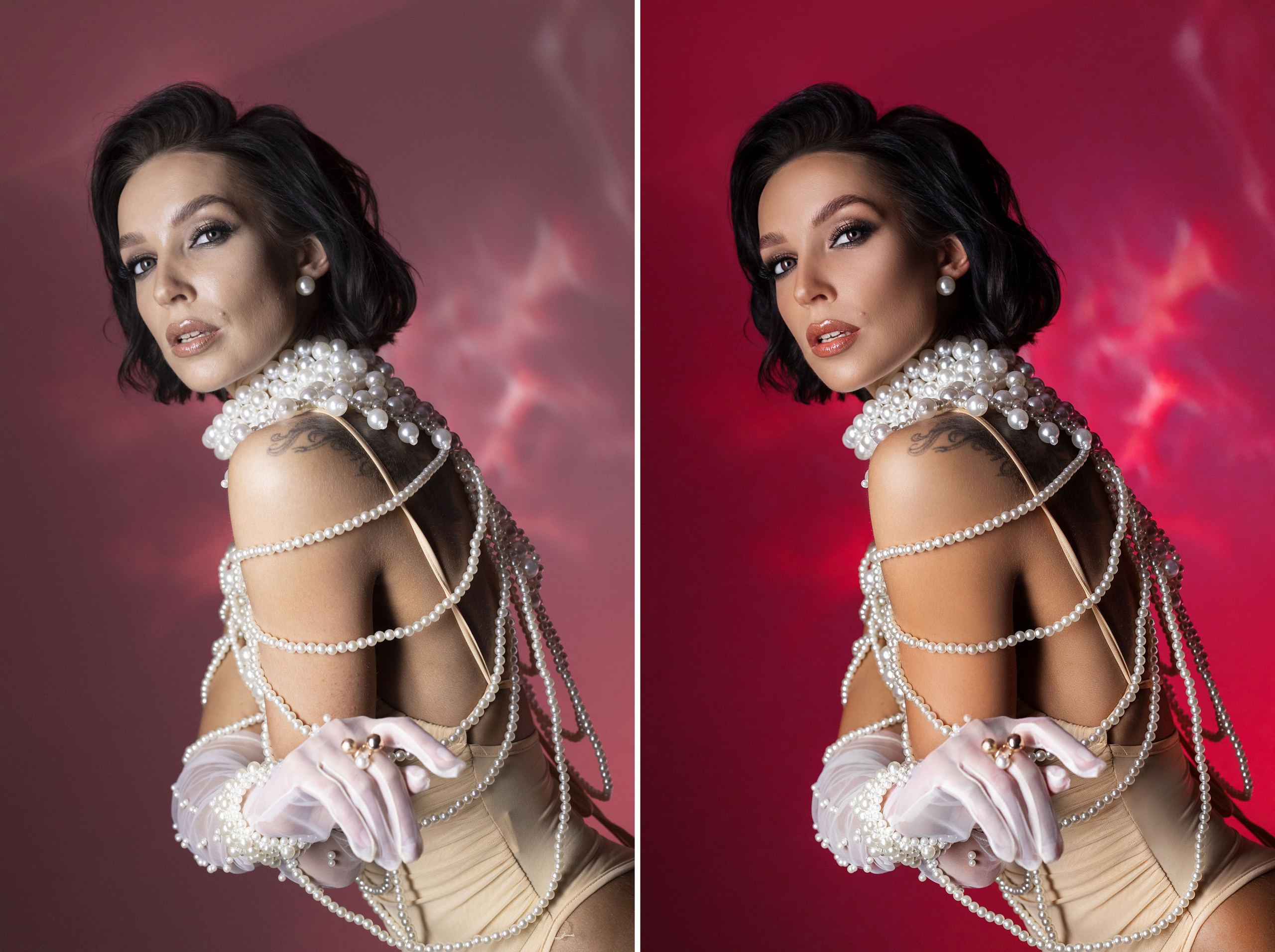 Ретушь до и после. Семейный и женский фотограф в Екатеринбурге Светлана Фиризен