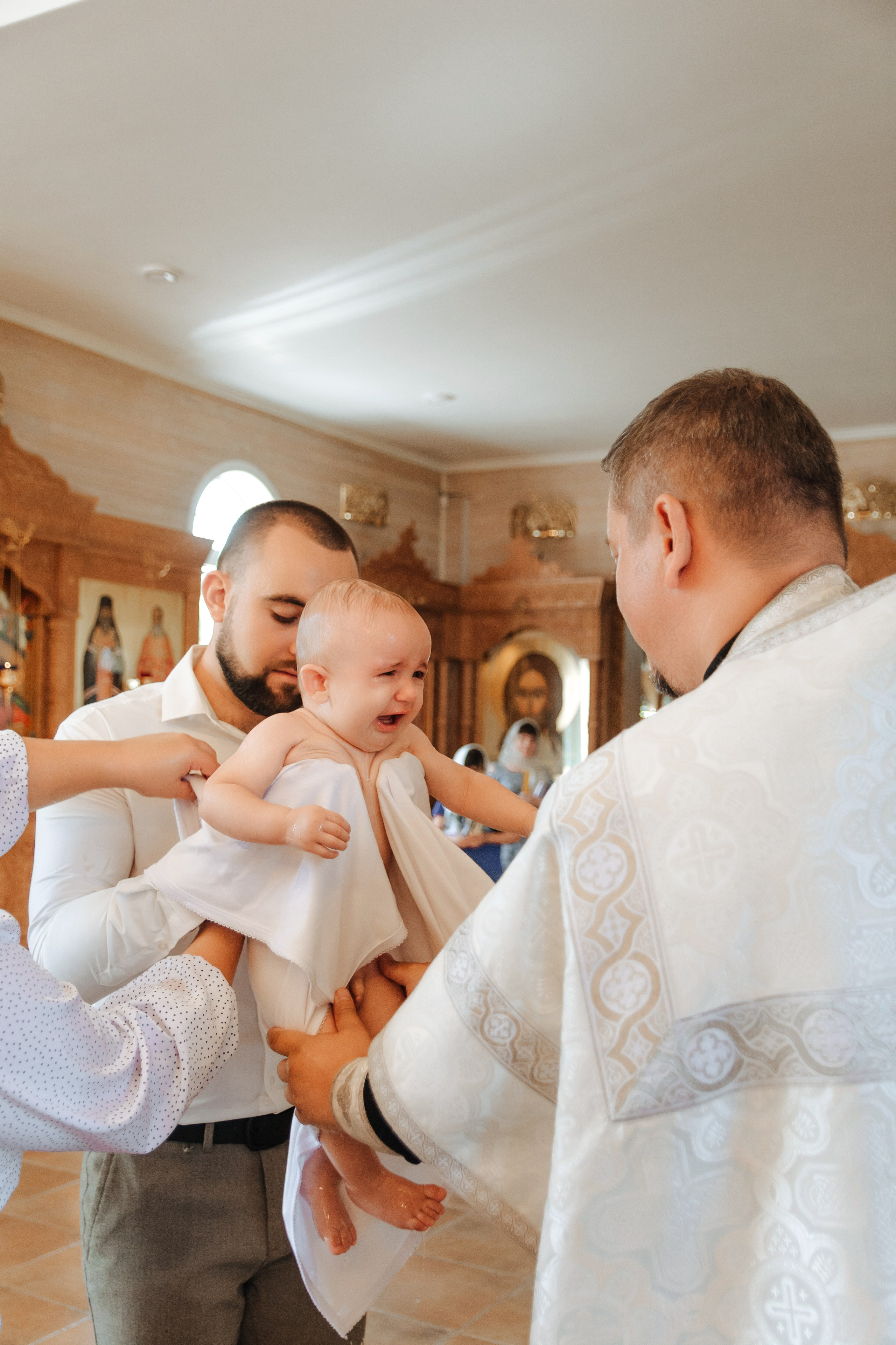 Крещение Демьяна. Семейный и детский фотограф Кущ Наташа