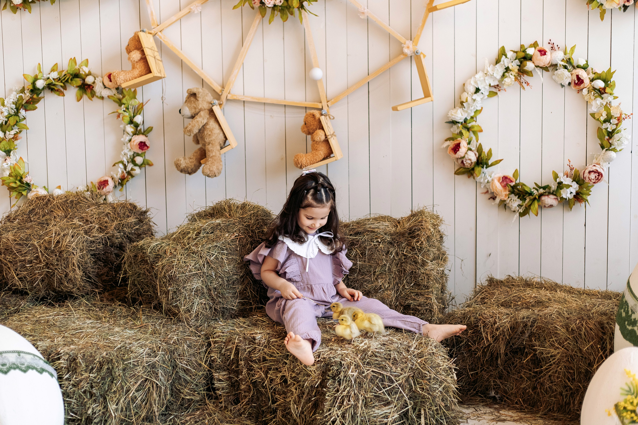 Пасхальная Фотосессия для Дарьи с утятами и кроликом. Фотограф в Санкт-Петербурге, Анна Скворцова