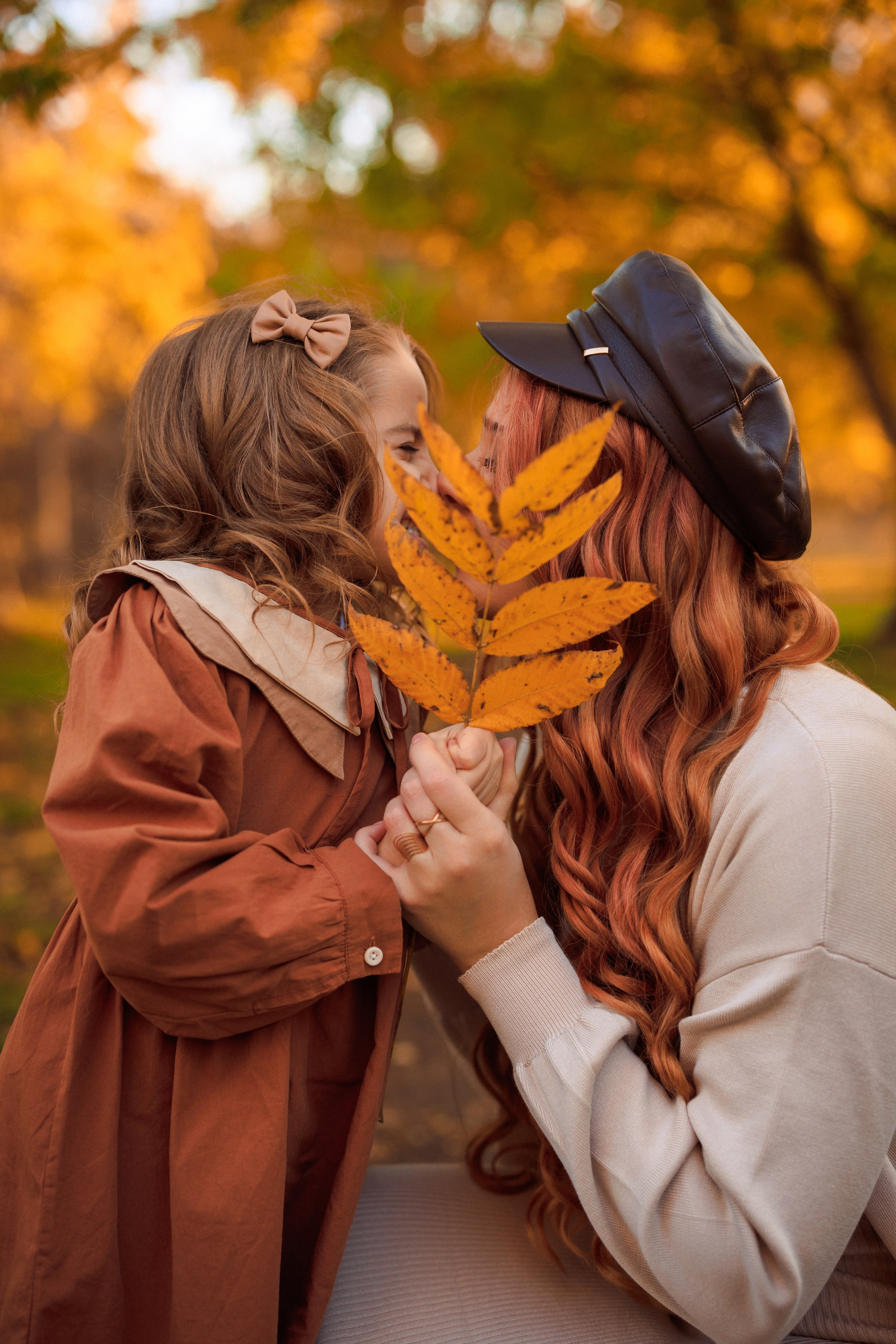 Осенняя семейная фотосессия в парке с Корги. Семейный и детский фотограф в Краснодаре Анна Трашкова