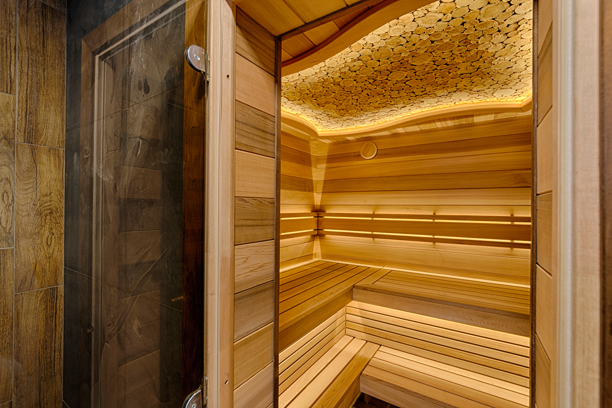 Интерьеры частных бань и саун. Фотограф Платон Македонский