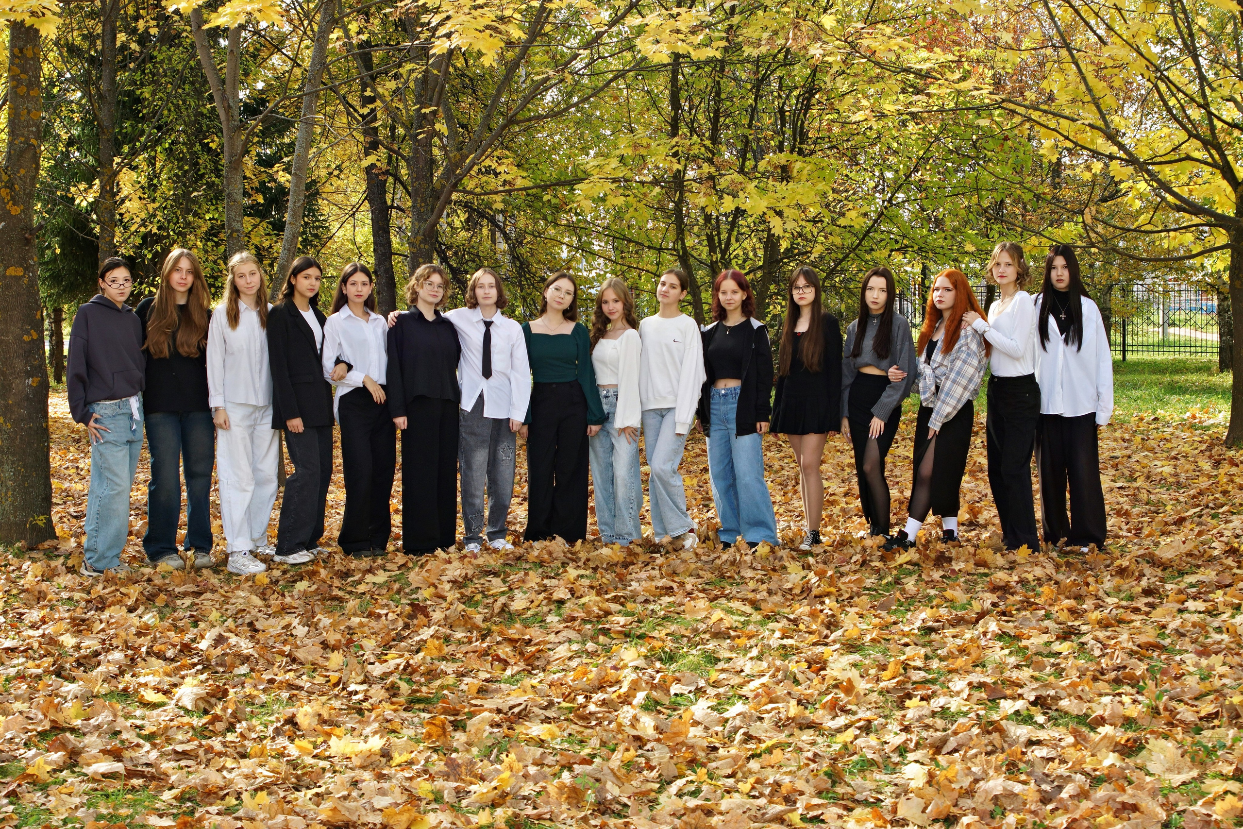 Осенняя фотосессия в школе г. Йошкар-Ола