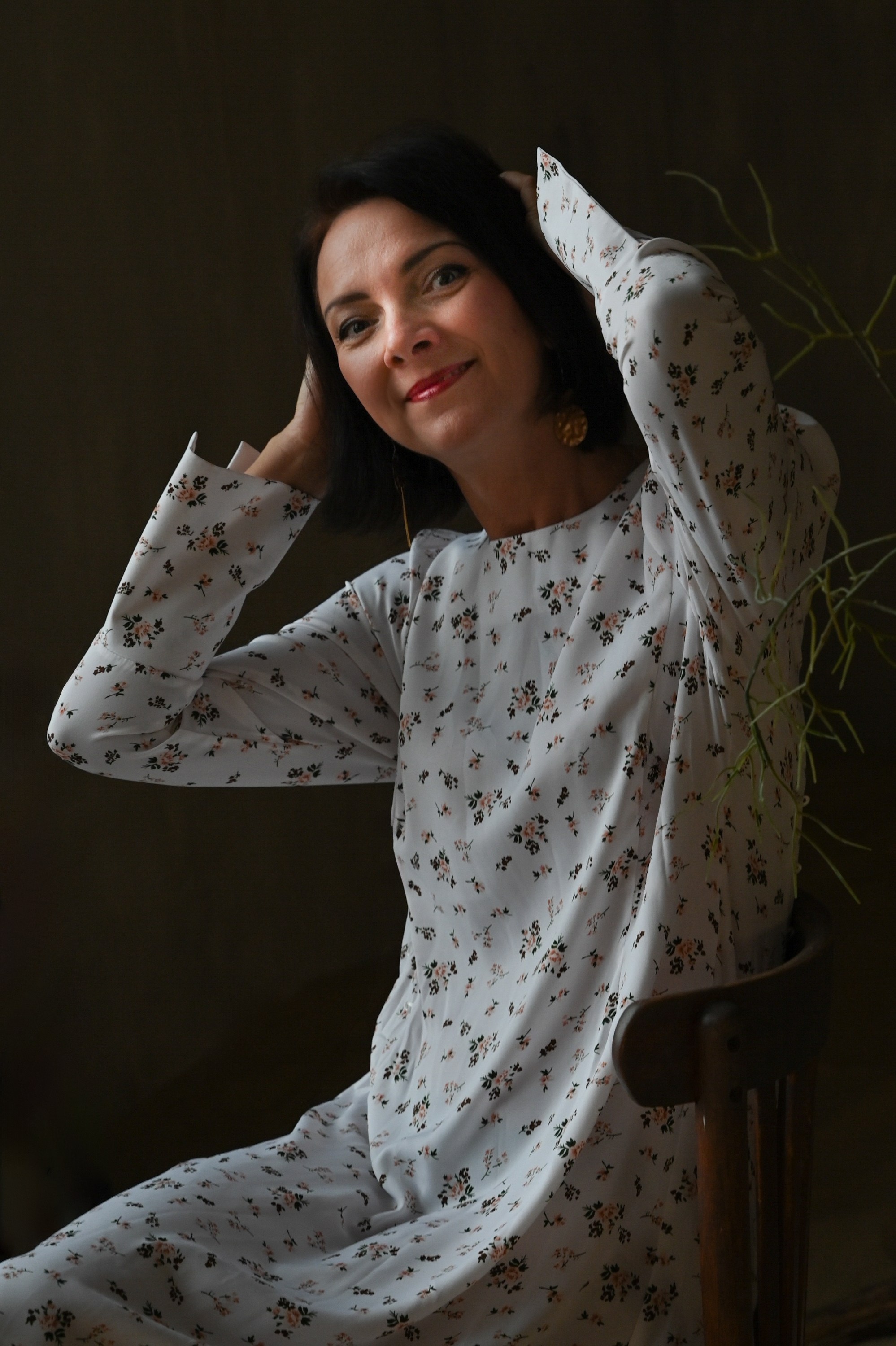 Женская фотосессия в студии с песком. Портретный фотограф в Москве Казьмина Олеся