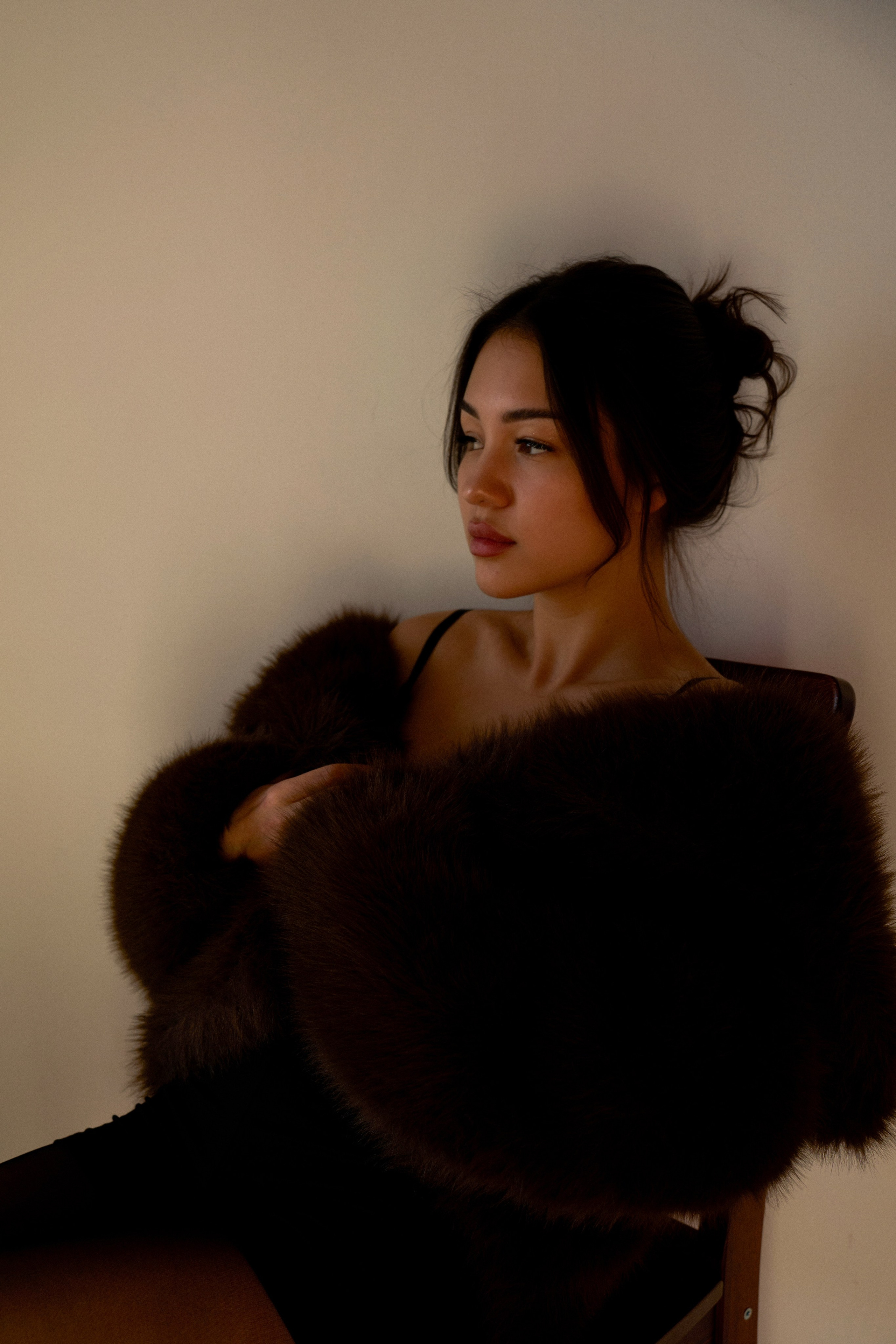 В интерьере