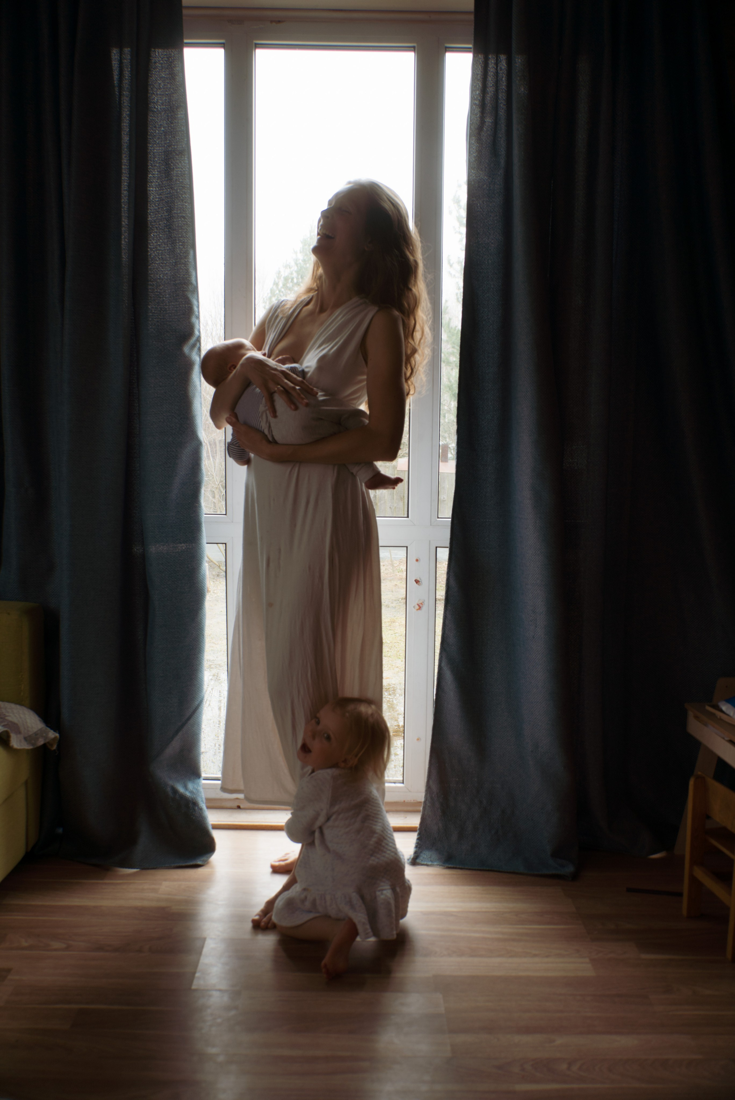 Домашняя фотосессия с двумя детьми. Видеограф Осинина Татьяна — видеосъемка в Москве