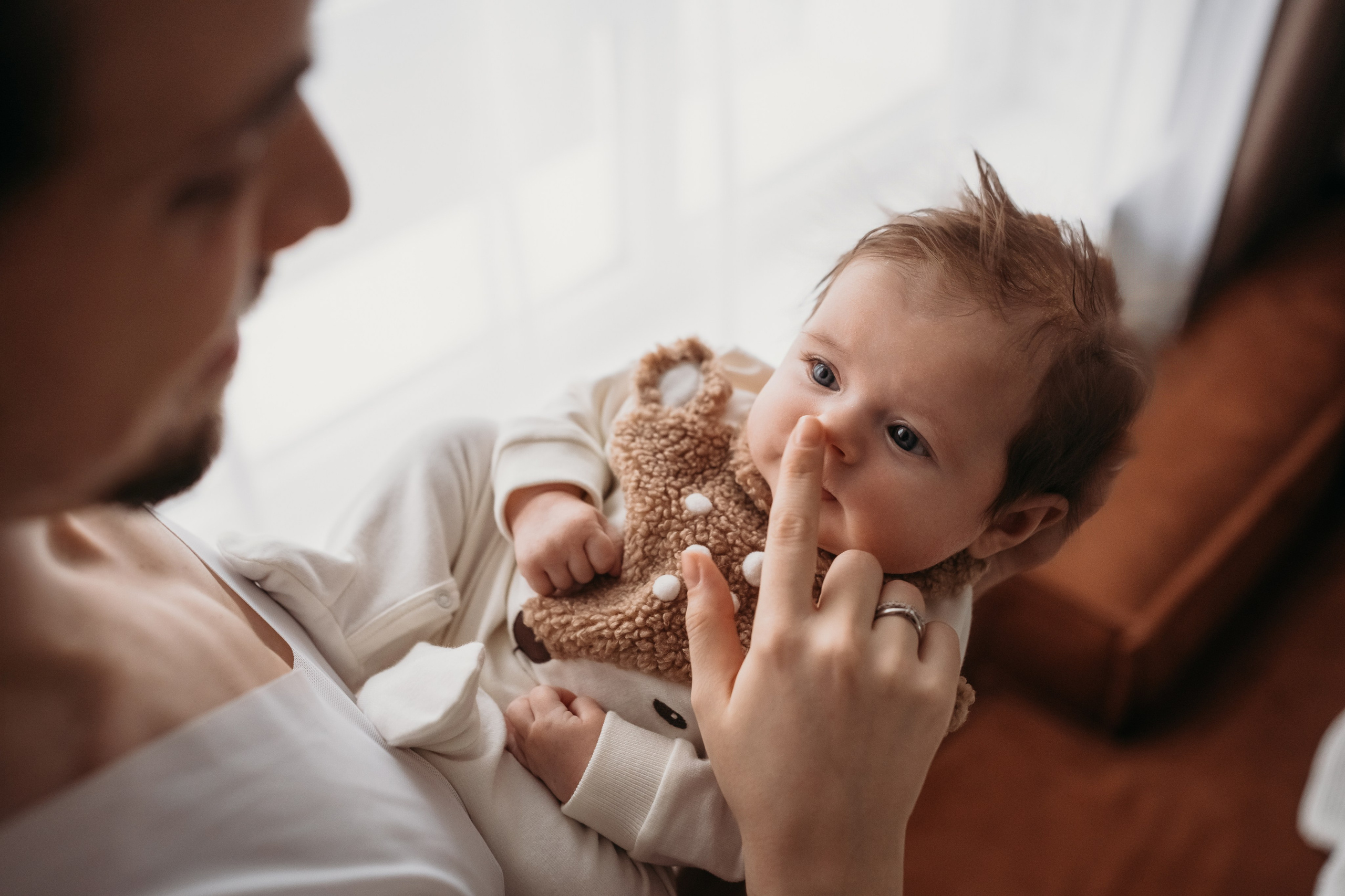 3-4 месяца. Фотограф Новорожденных в Москве. Семейные истории в стиле LIFE