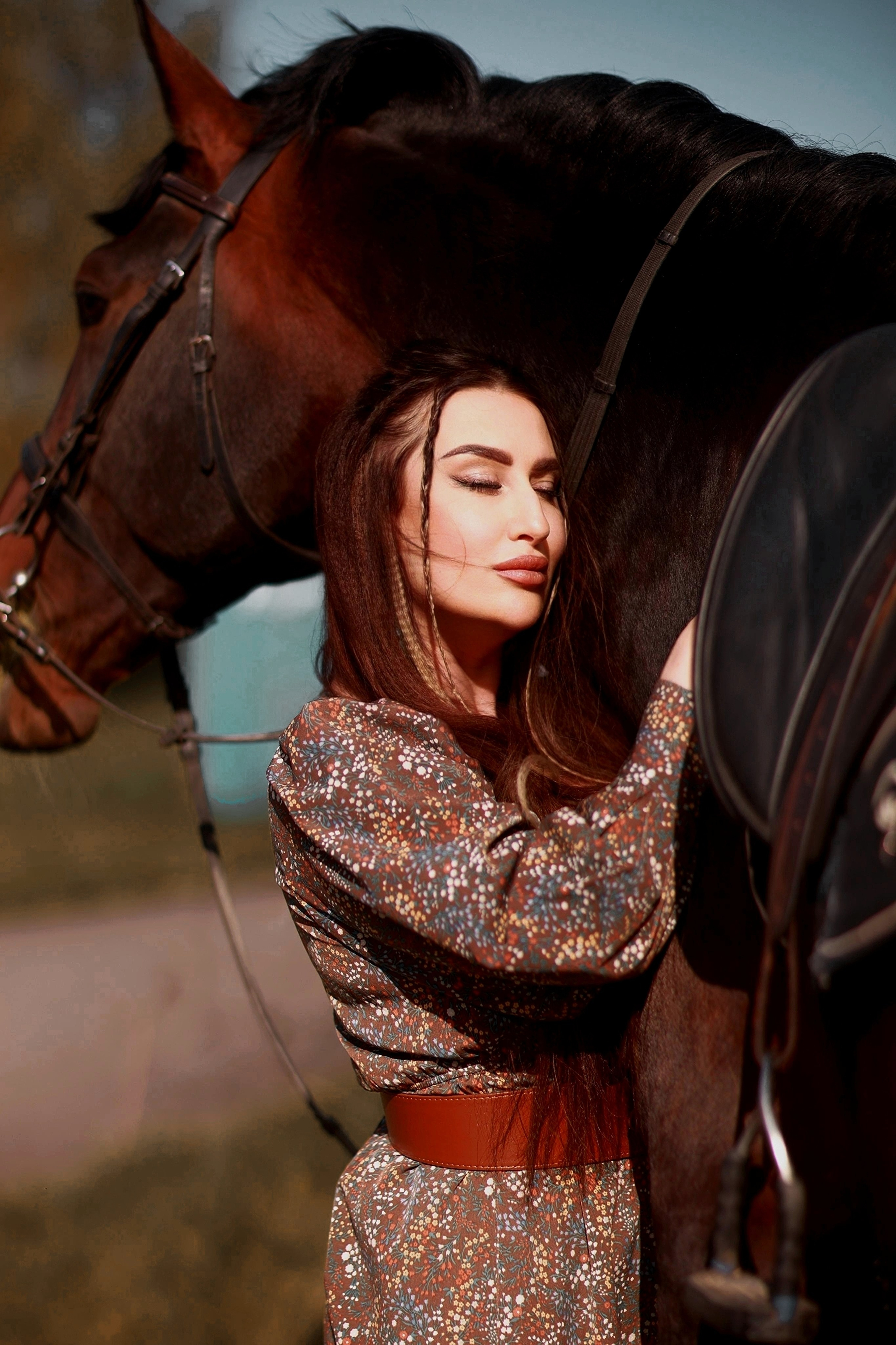 Съемка с лошадью. Фотограф в Санкт-Петербурге Анастасия Полякова