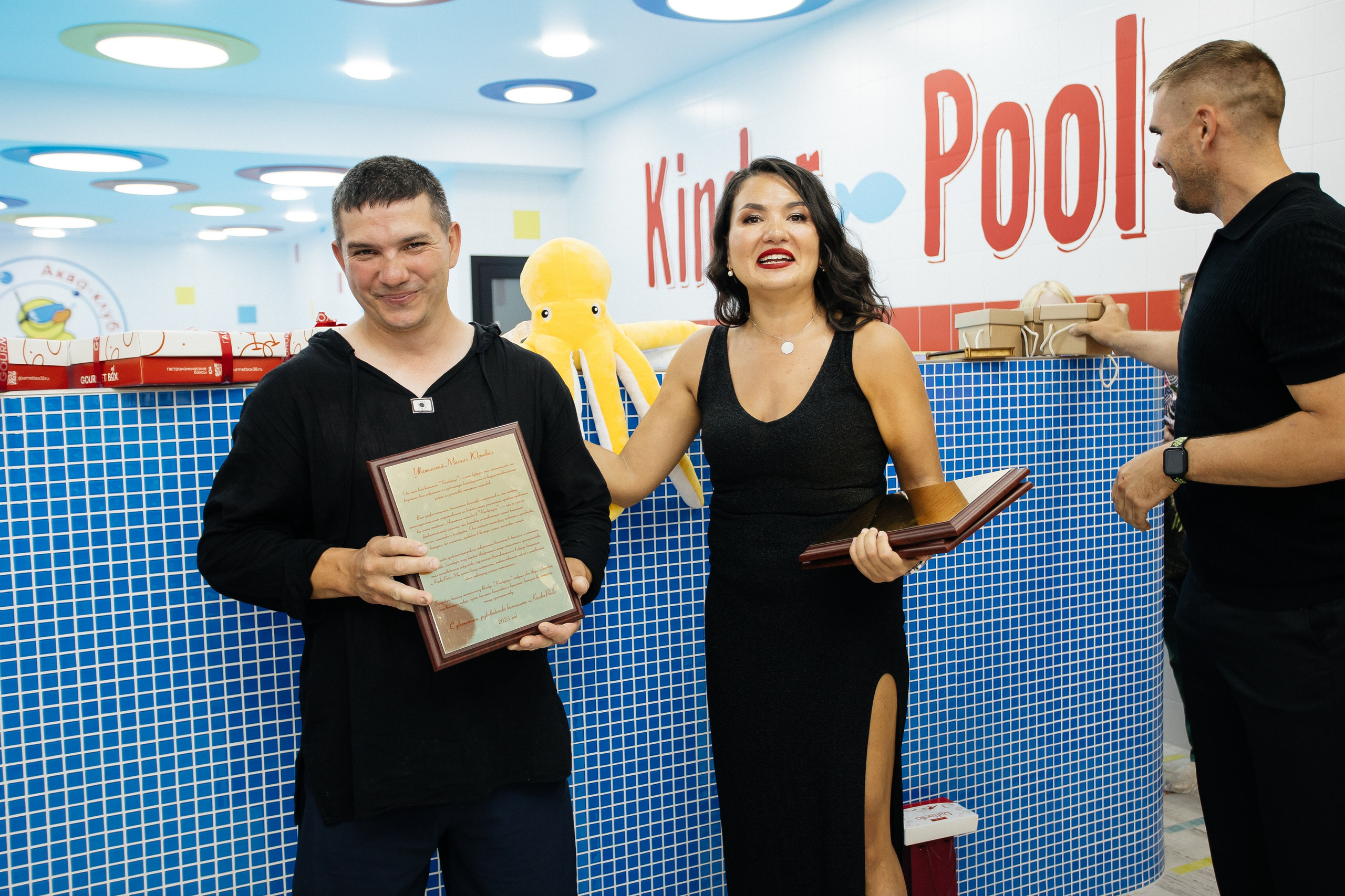 Открытие бассейна. Фотограф в Иркутске