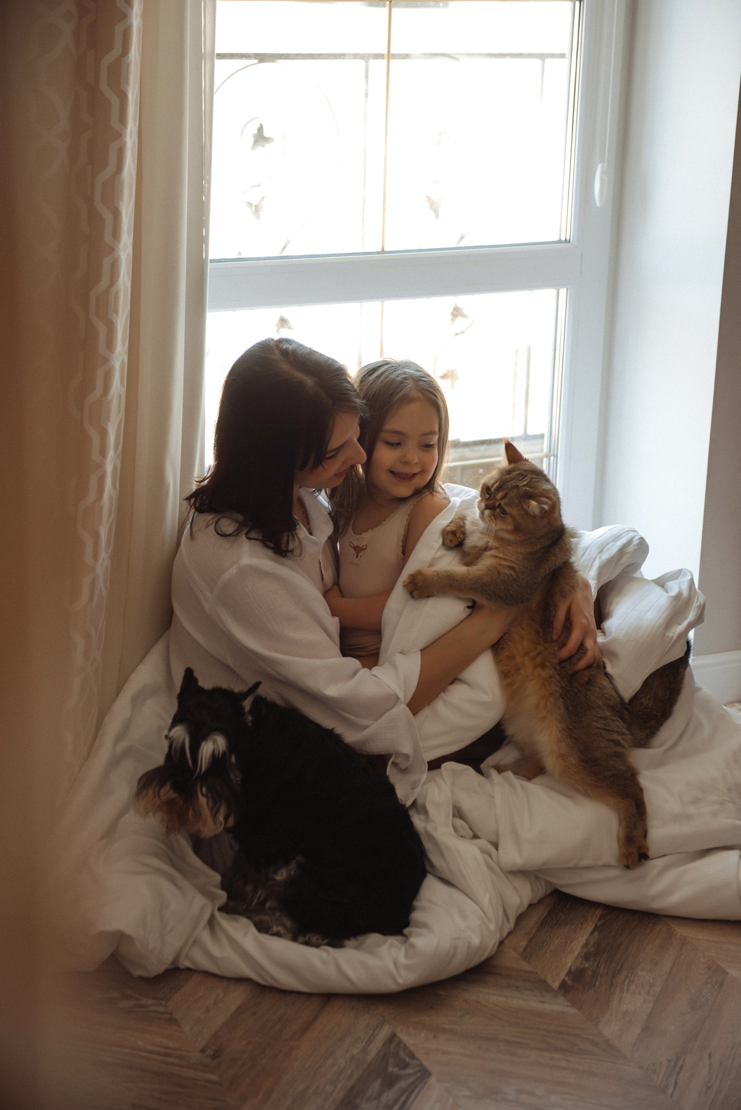 Юля, Аня и хвостики. Свадебный, портретный, фотограф беременности в Нижнем Новгороде Алина Зиновьева