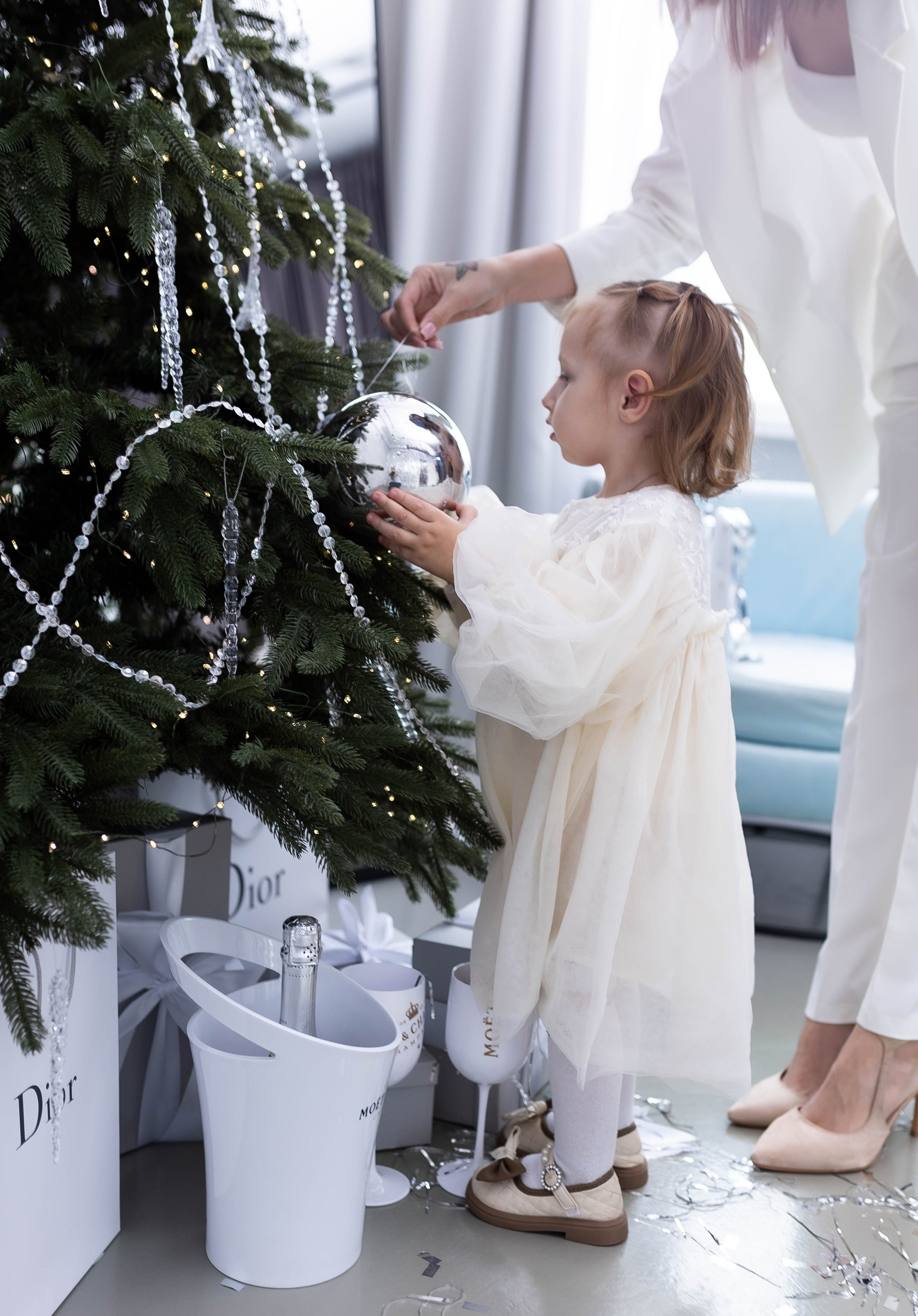 Семейная новогодняя фотосессия. Свадебный и семейный фотограф Виолетта в Липецке