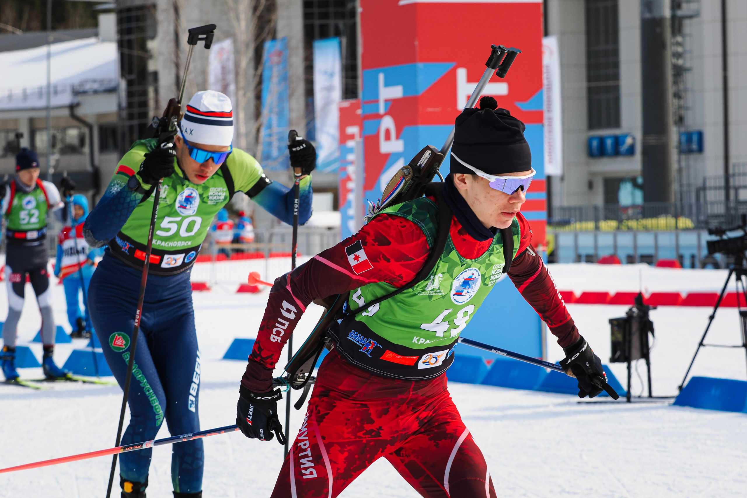 Биатлон / Первенство России. Репортажный фотограф Алексей Козьмин