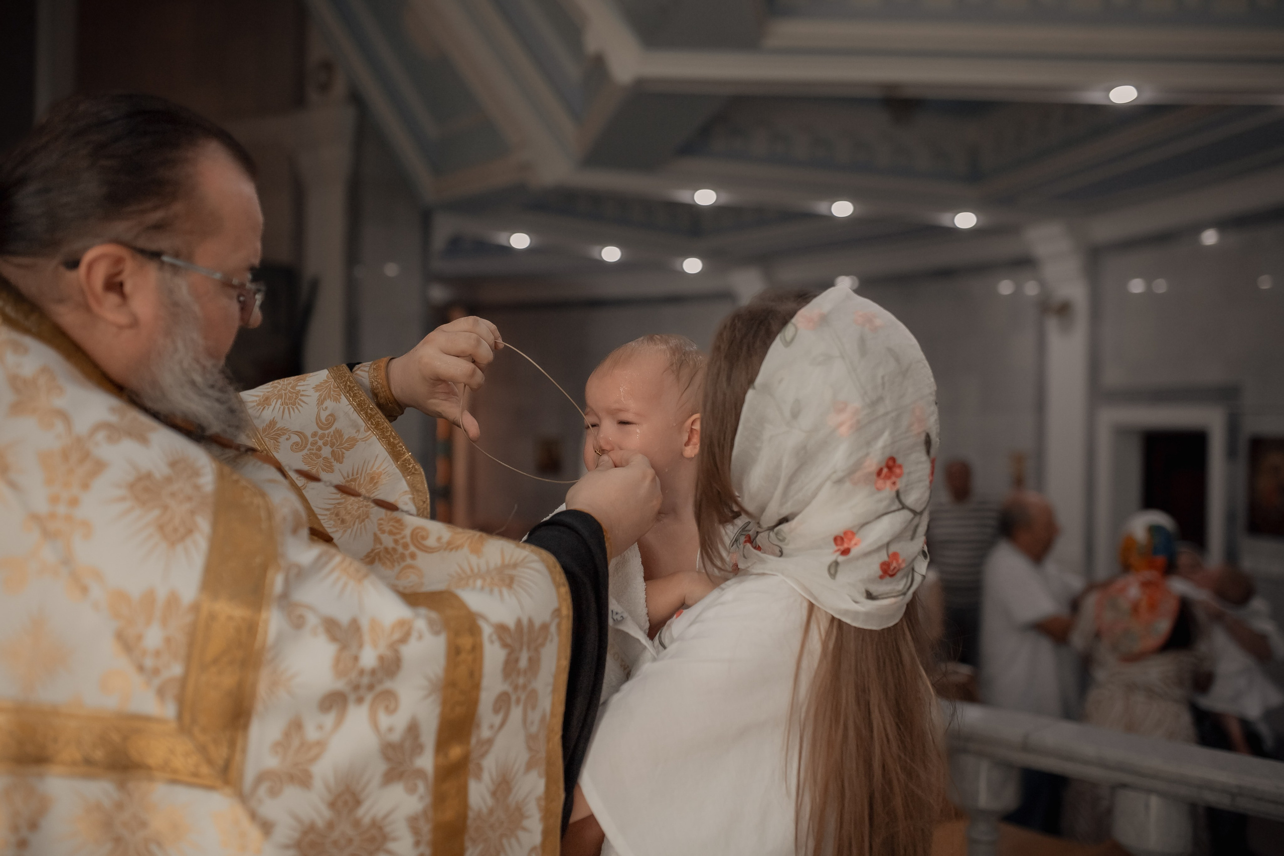 Крещение Алисы и Ксении. Фотограф на Крещение и Венчание в Ташкенте