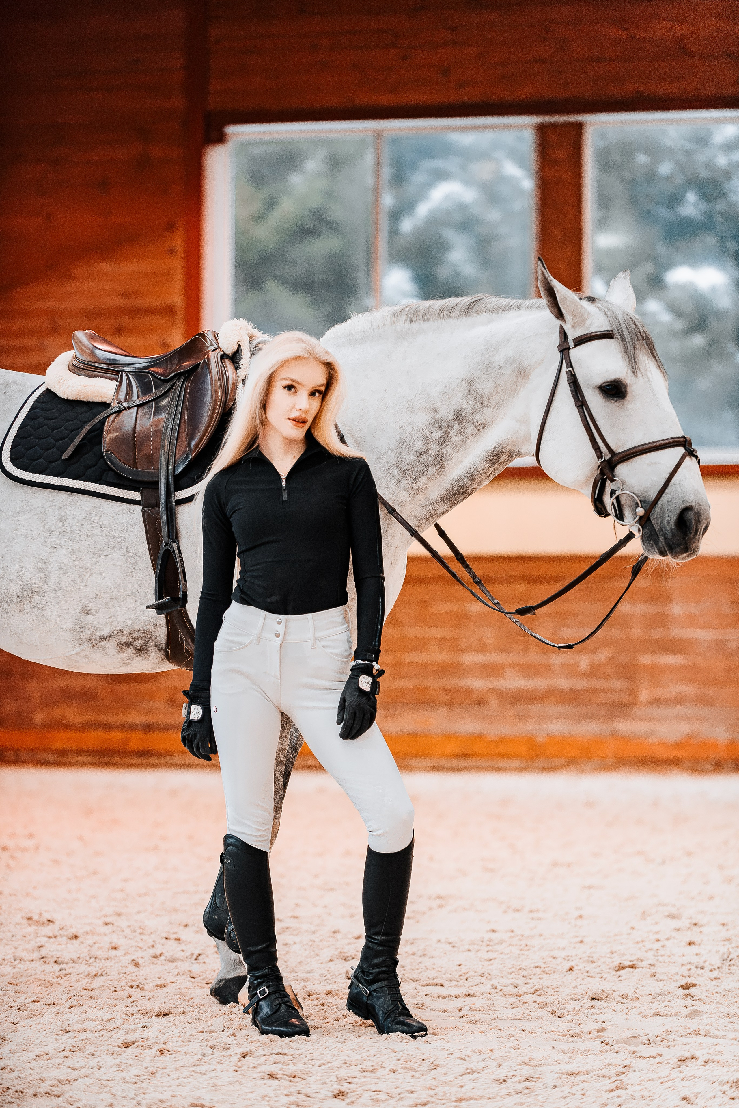 Анастасия и Соперник. Куракина Дарья • Конный фотограф