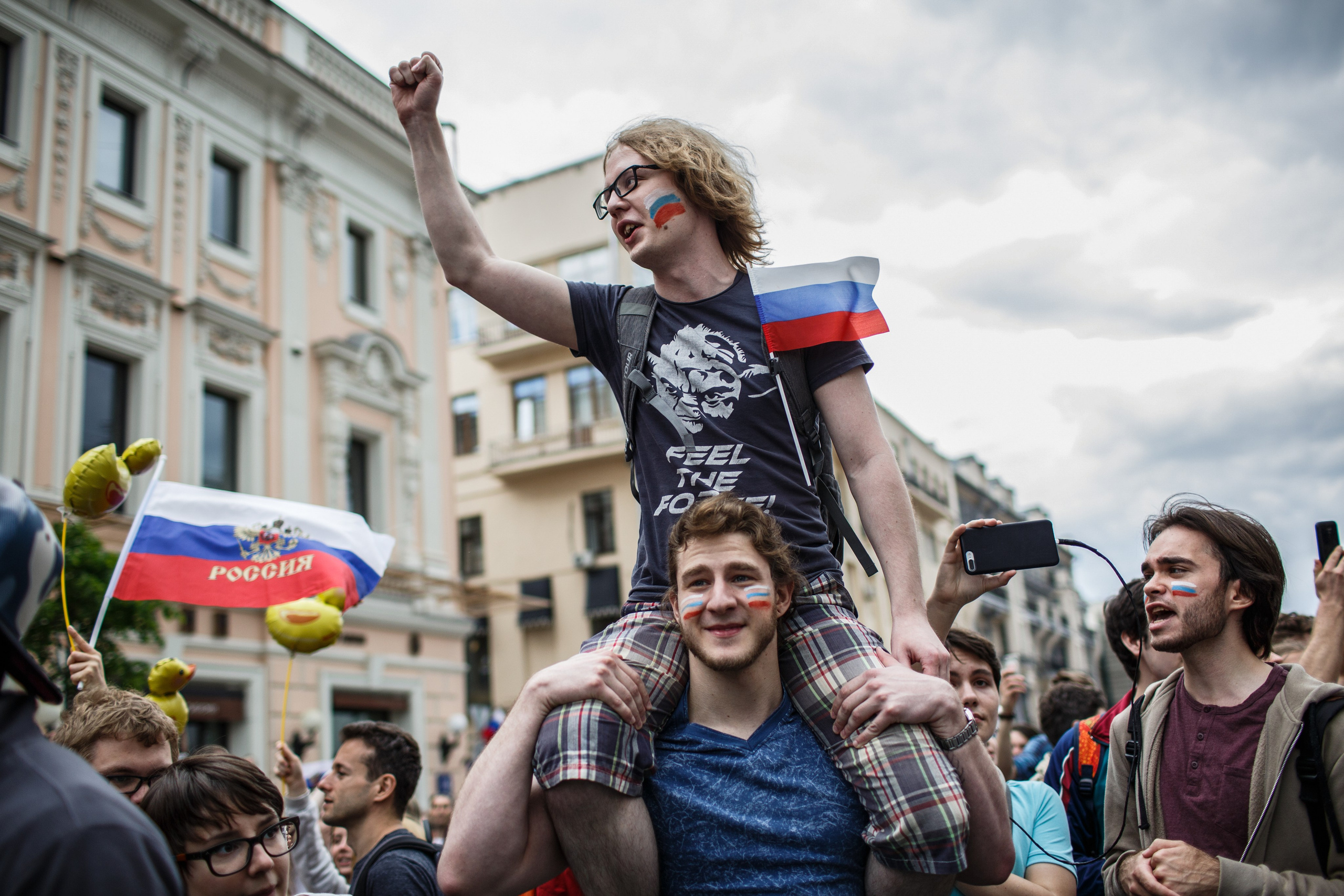 Акция протеста, Москва.